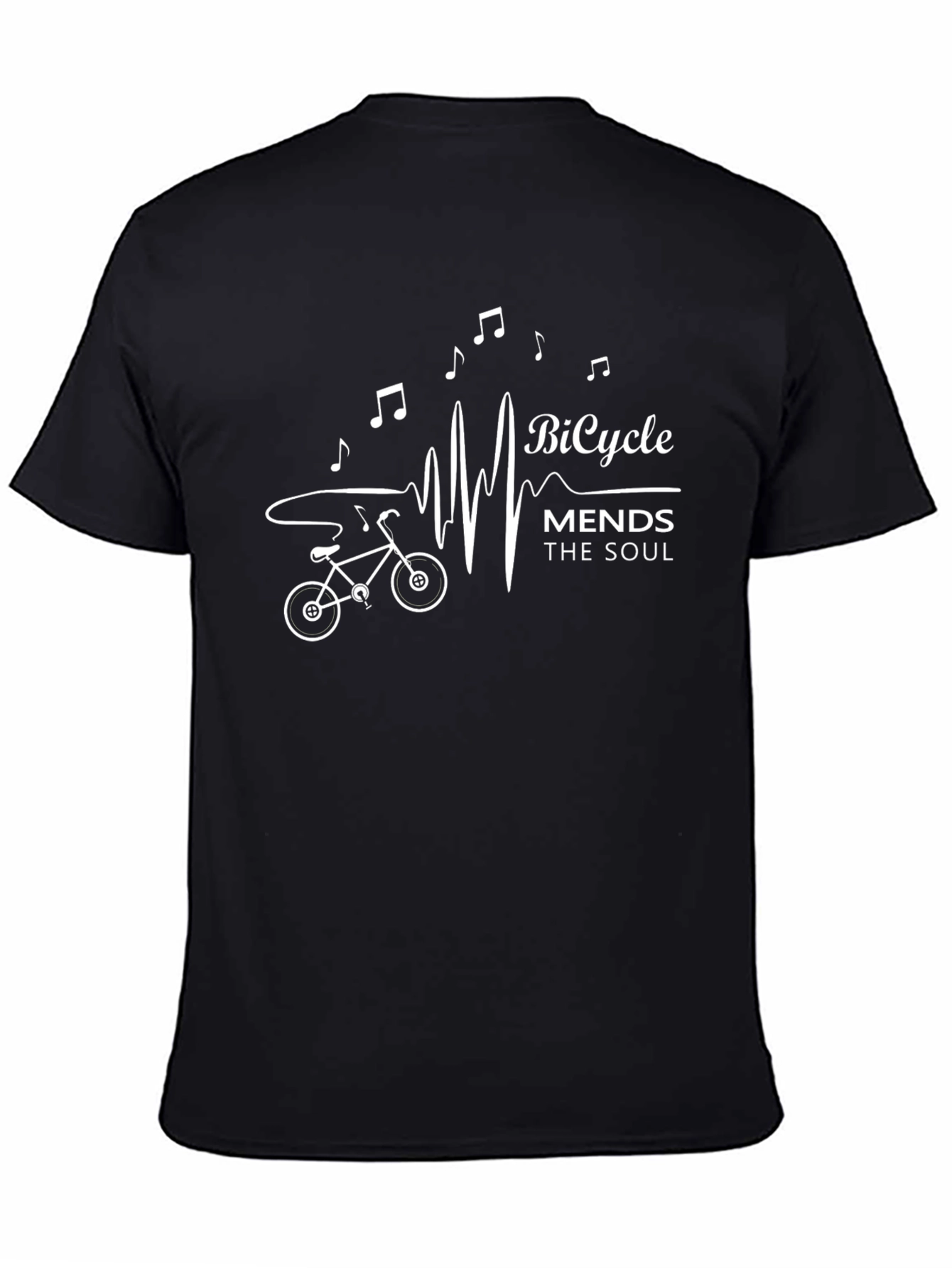 Bicycle Mends the Soul Graphic T-Shirt