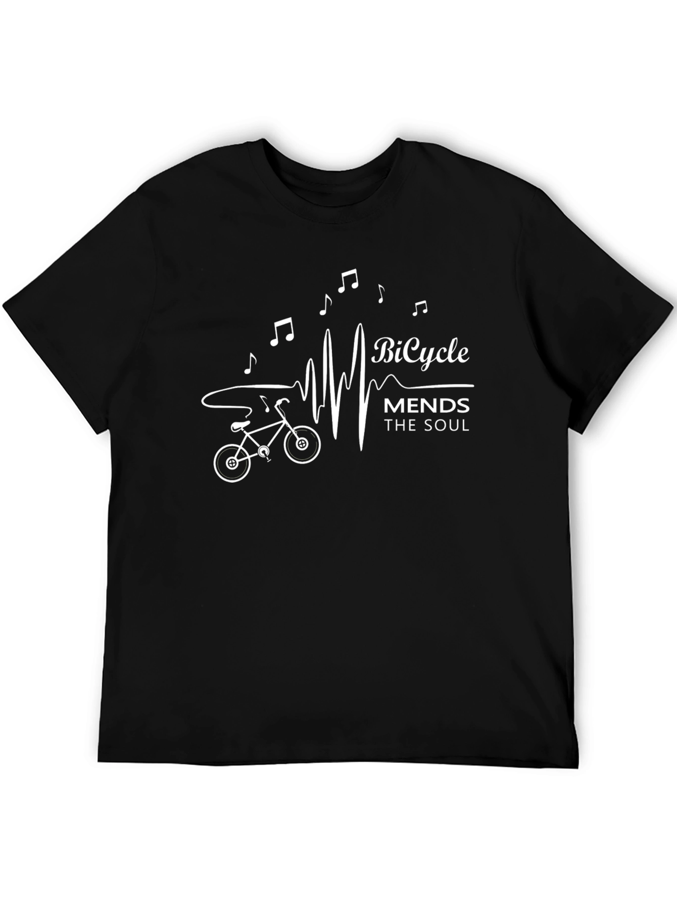 Bicycle Mends the Soul Graphic T-Shirt
