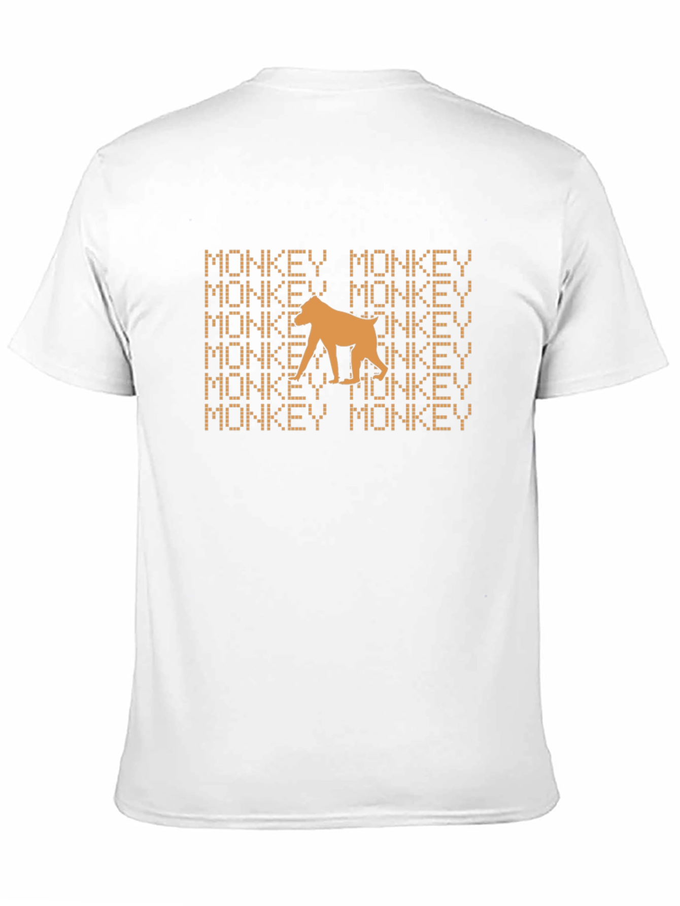 Monkey Graphic Tee - Black Cotton T-Shirt