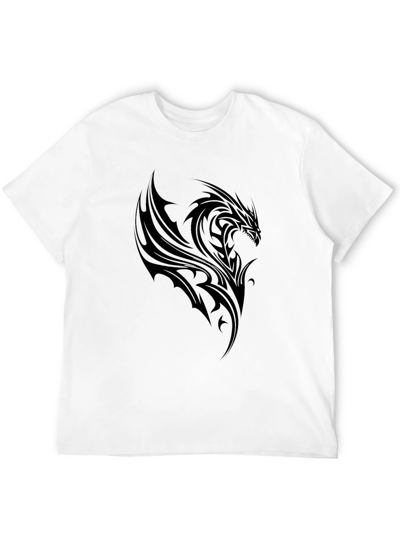 Black Dragon Graphic Tee - Mens Fashion