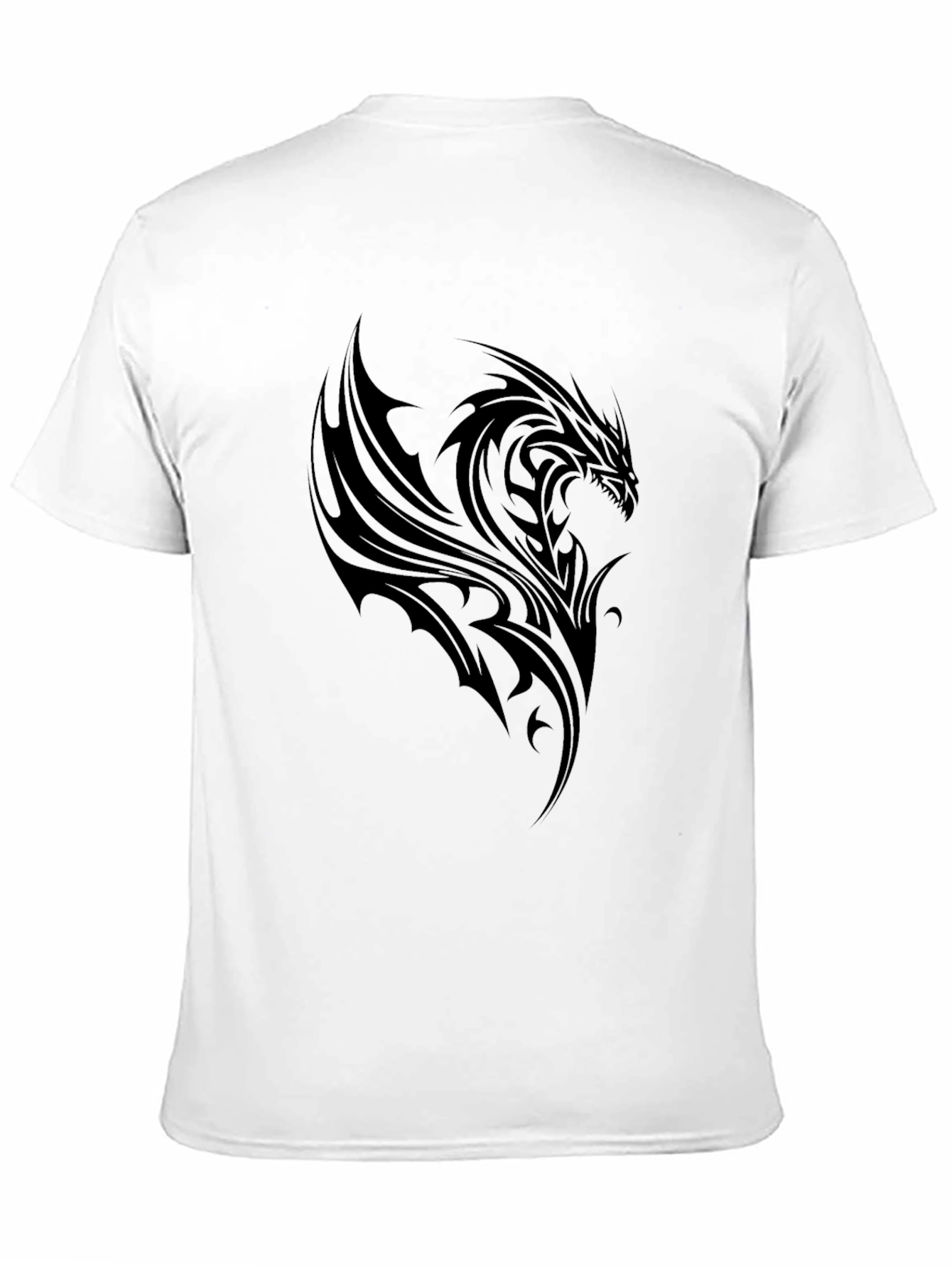 Black Dragon Graphic Tee - Mens Fashion