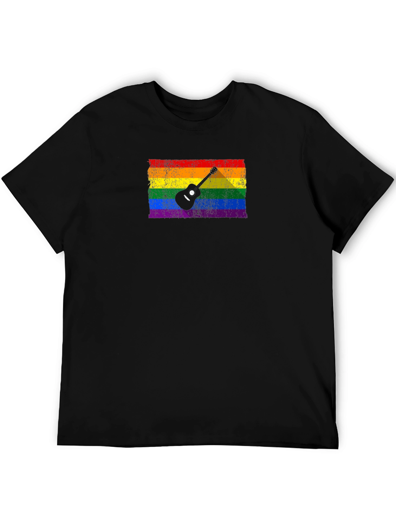 Rainbow Guitar Pride T-Shirt