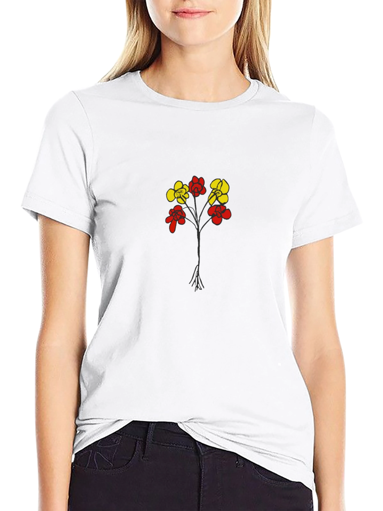 Floral Graphic Tee - Modern Casual Wear
