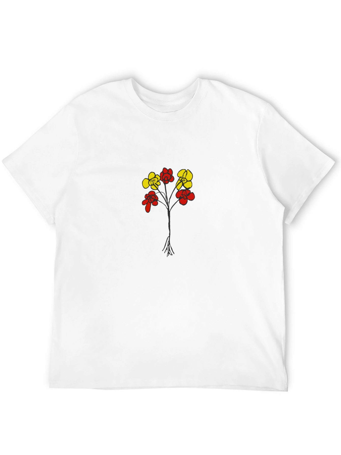 Floral Graphic Tee - Modern Casual Wear