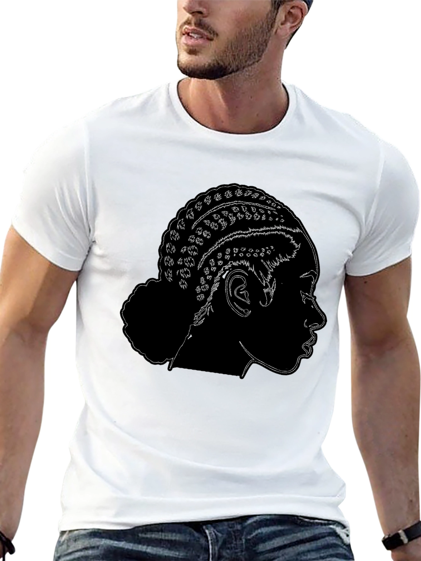 Graphic Tee - Cornrow Hair Art