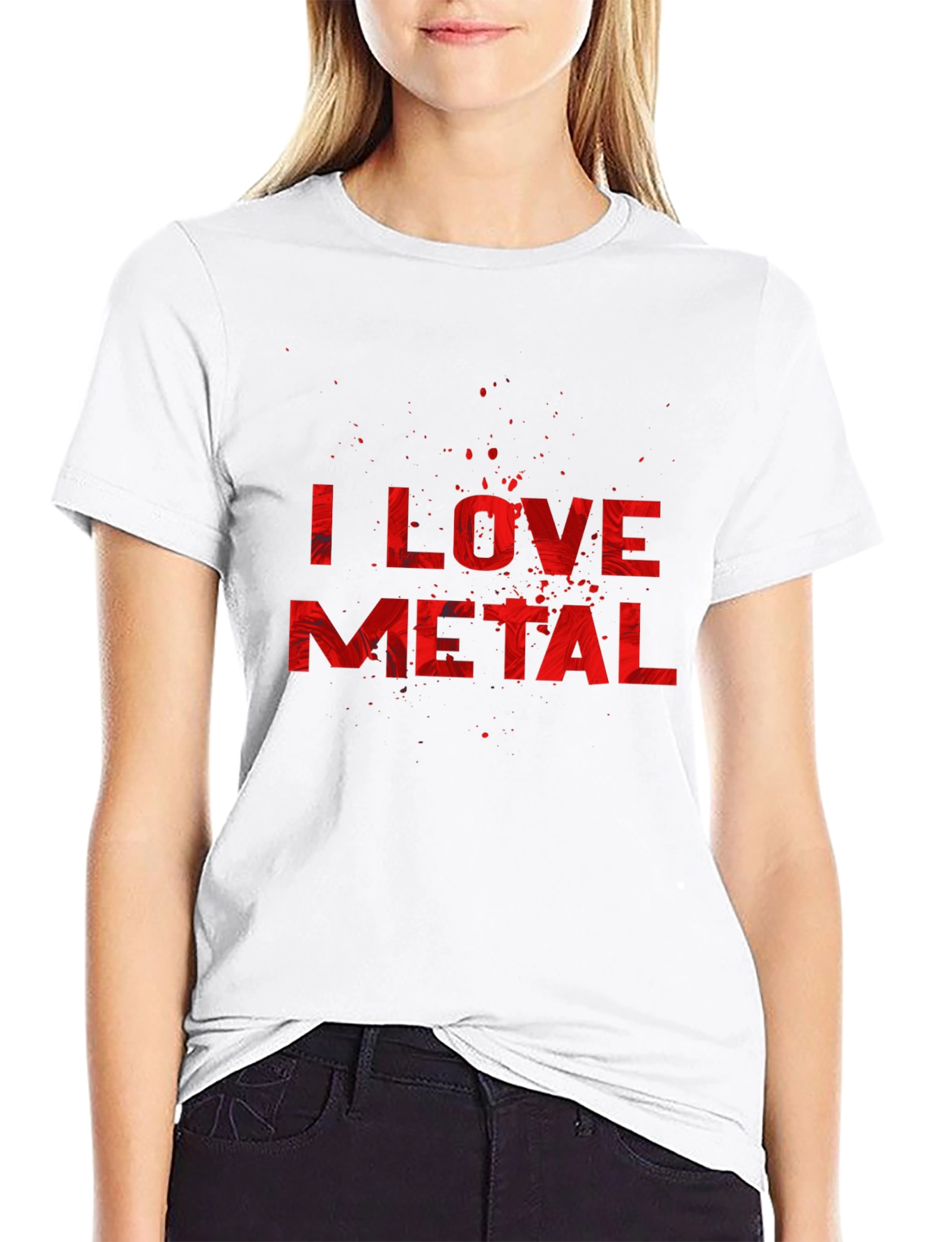 I Love Metal Graphic Tee