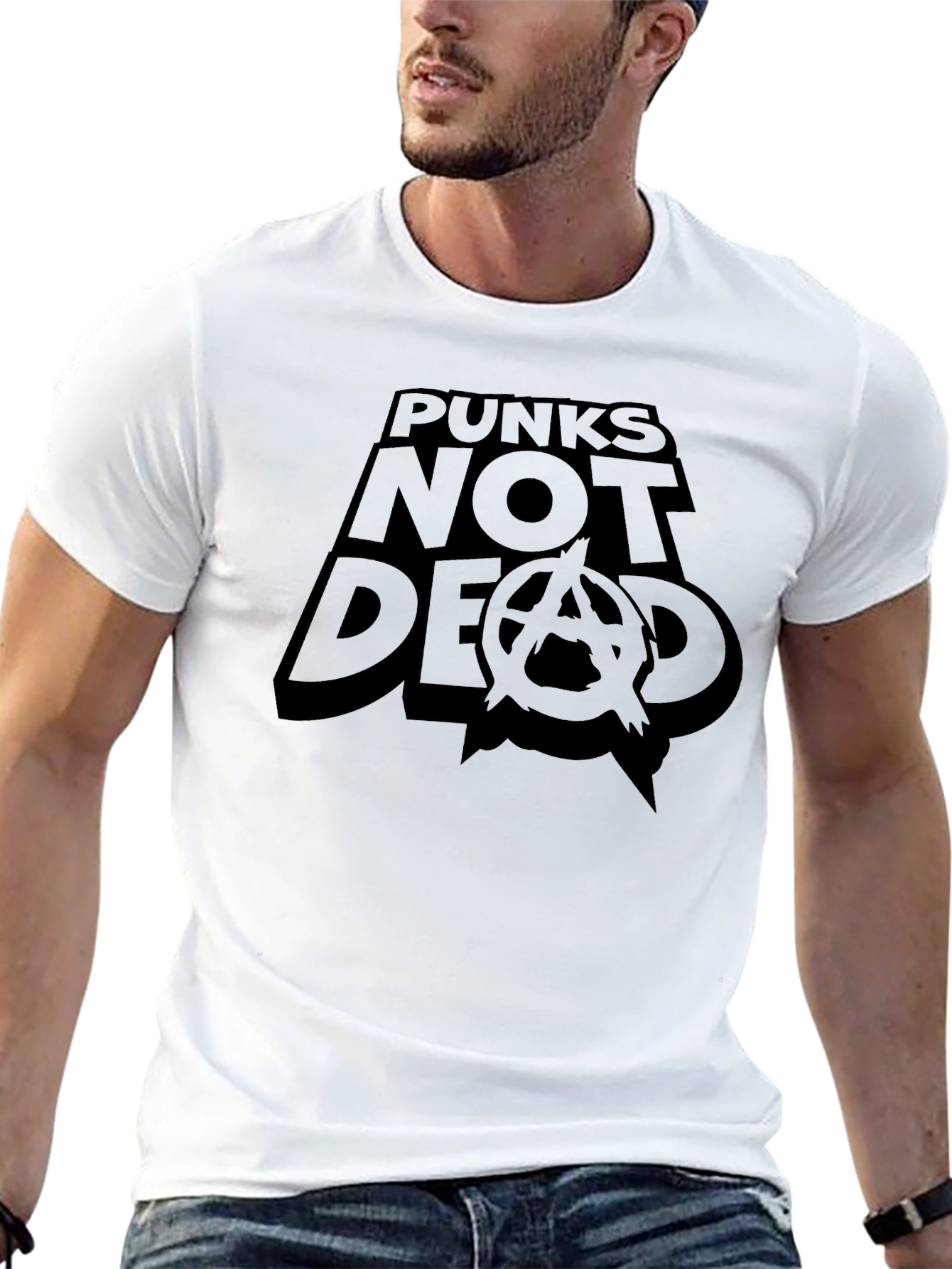 Punks Not Dead Graphic T-Shirt