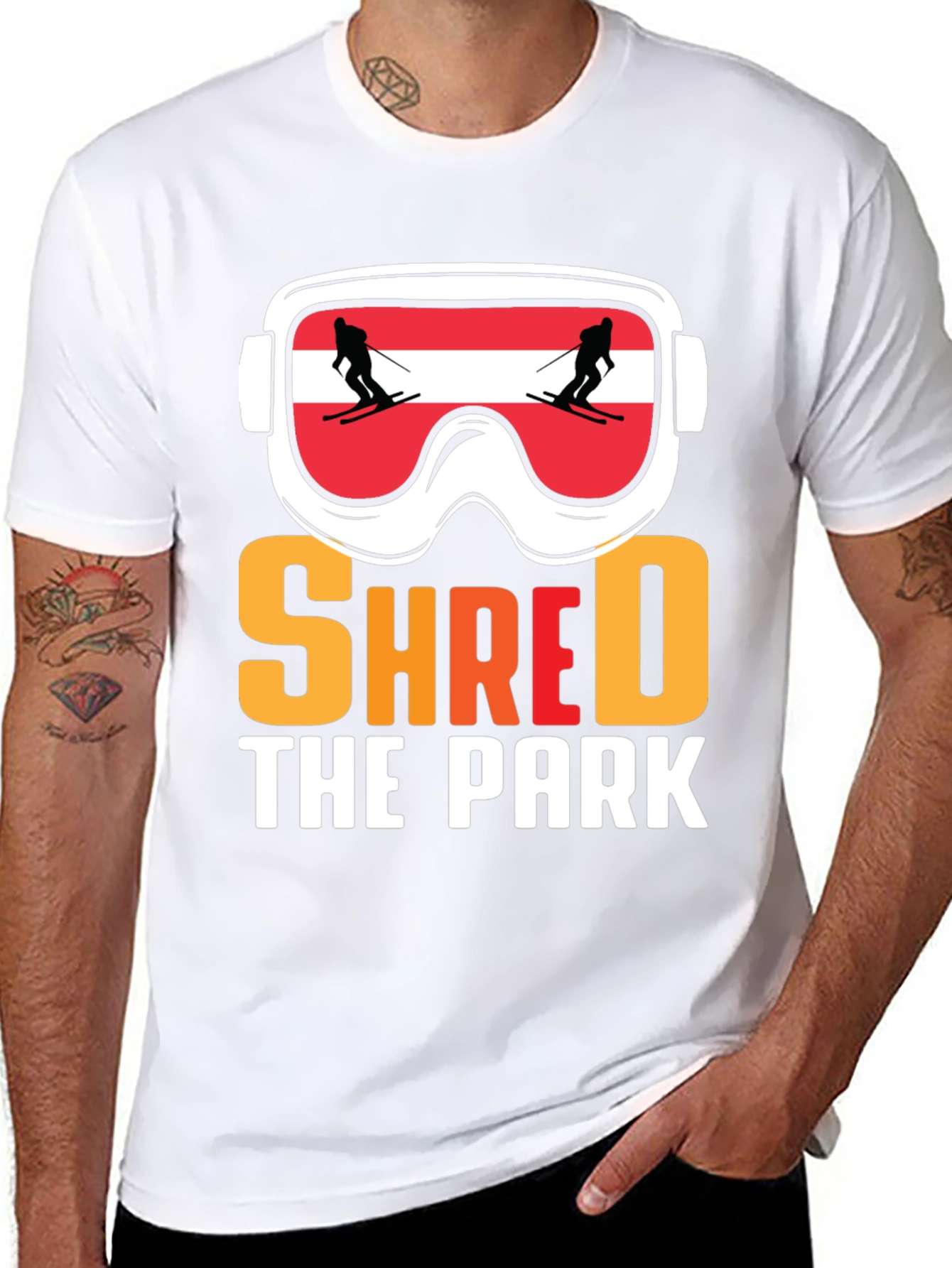 Shred The Park Ski Goggles T-Shirt
