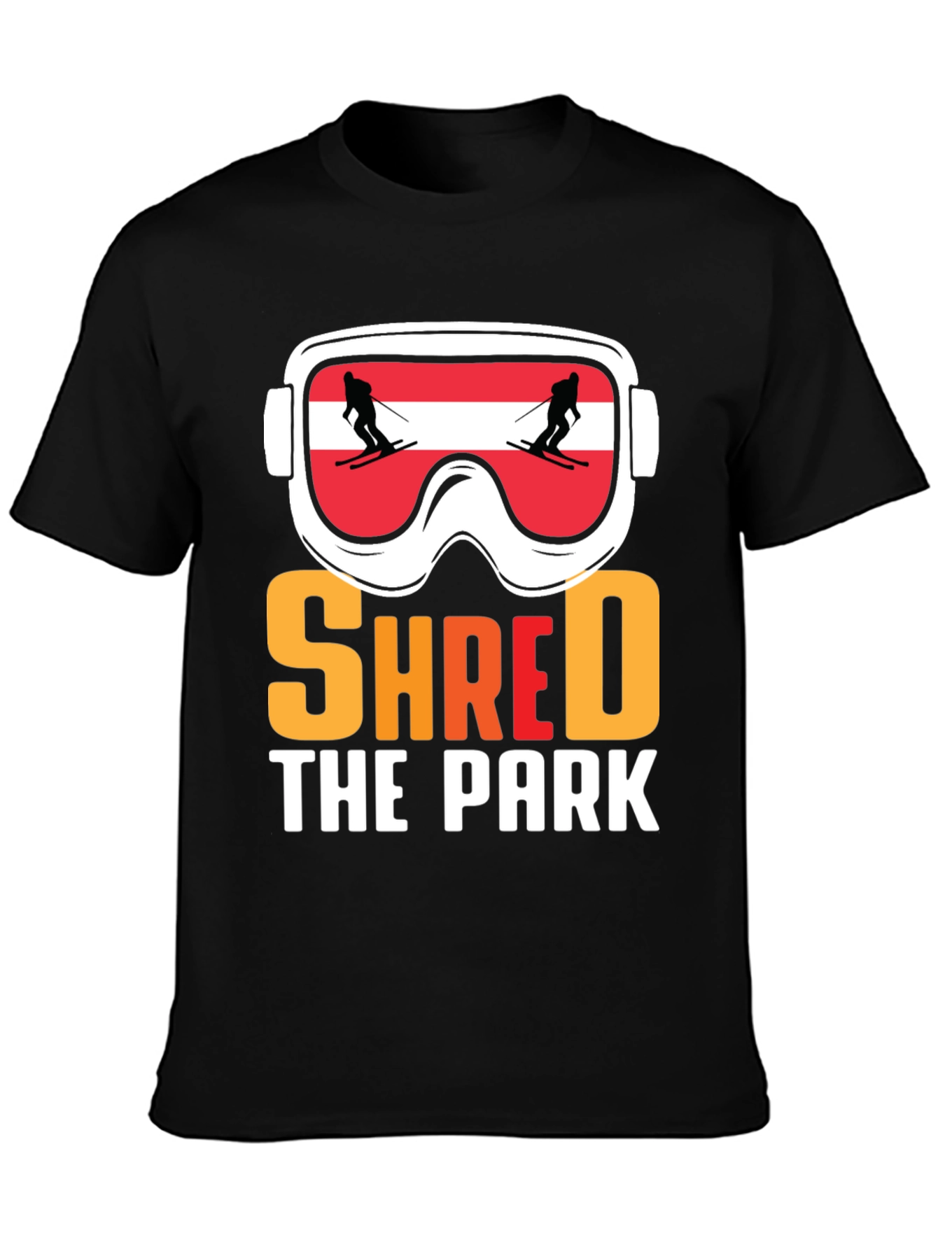 Shred The Park Ski Goggles T-Shirt