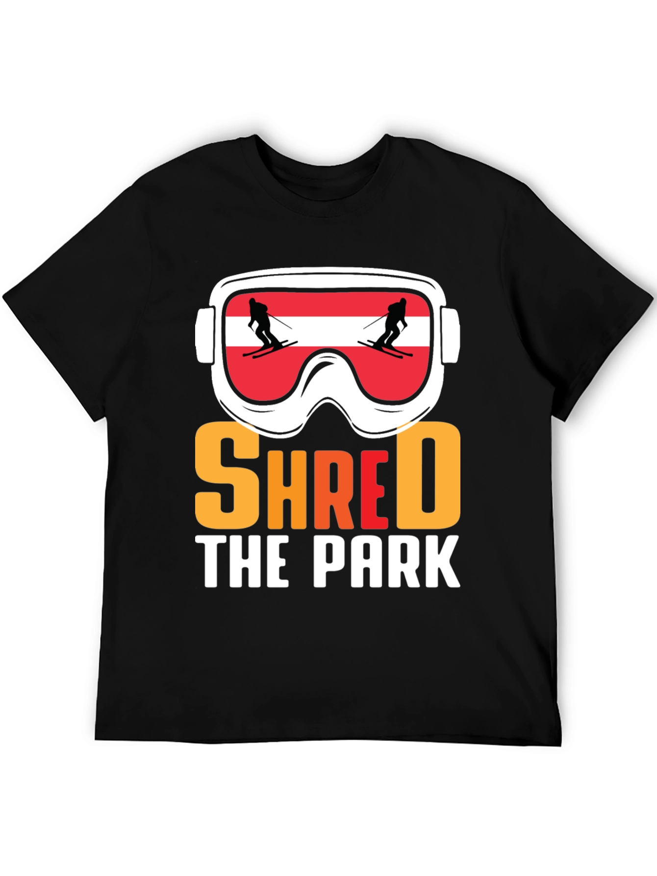 Shred The Park Ski Goggles T-Shirt