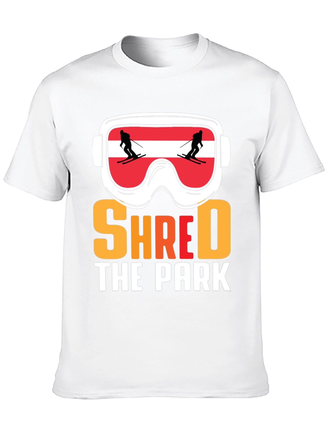 Shred The Park Ski Goggles T-Shirt