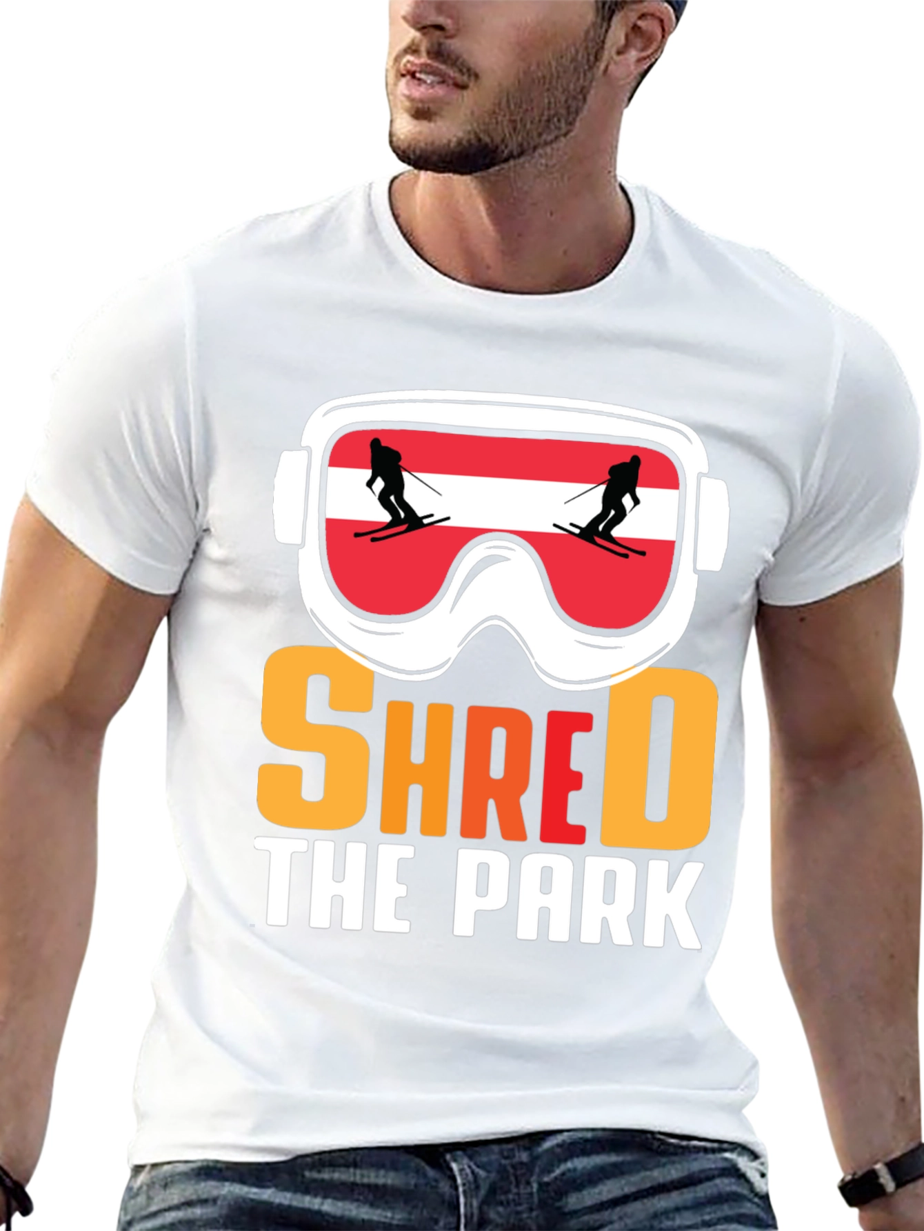 Shred The Park Ski Goggles T-Shirt