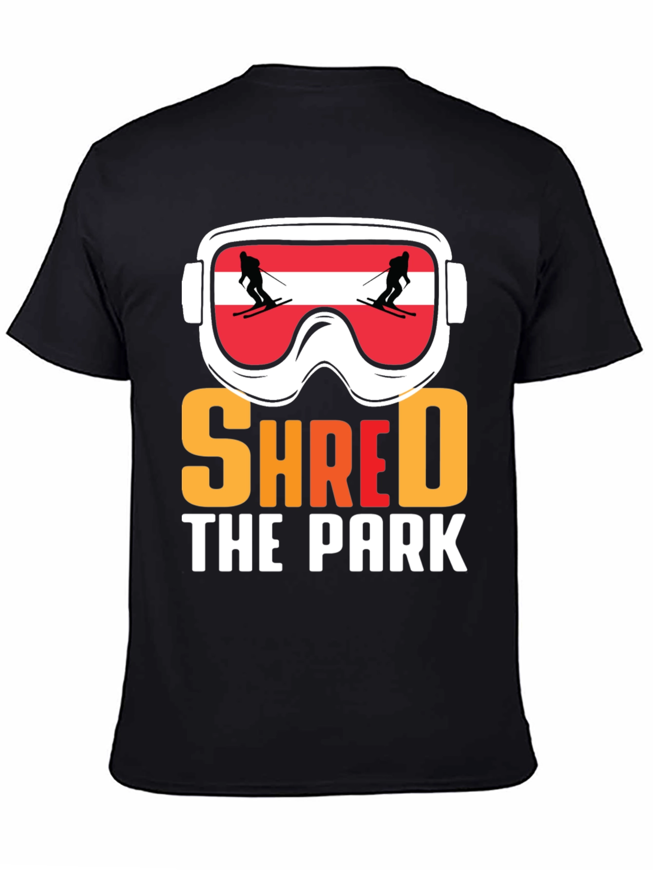 Shred The Park Ski Goggles T-Shirt