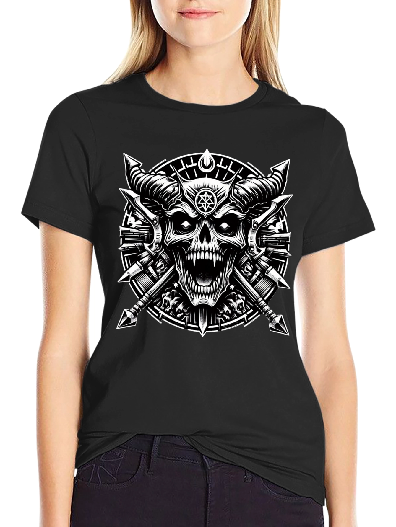 Grim Reaper Skull T-Shirt