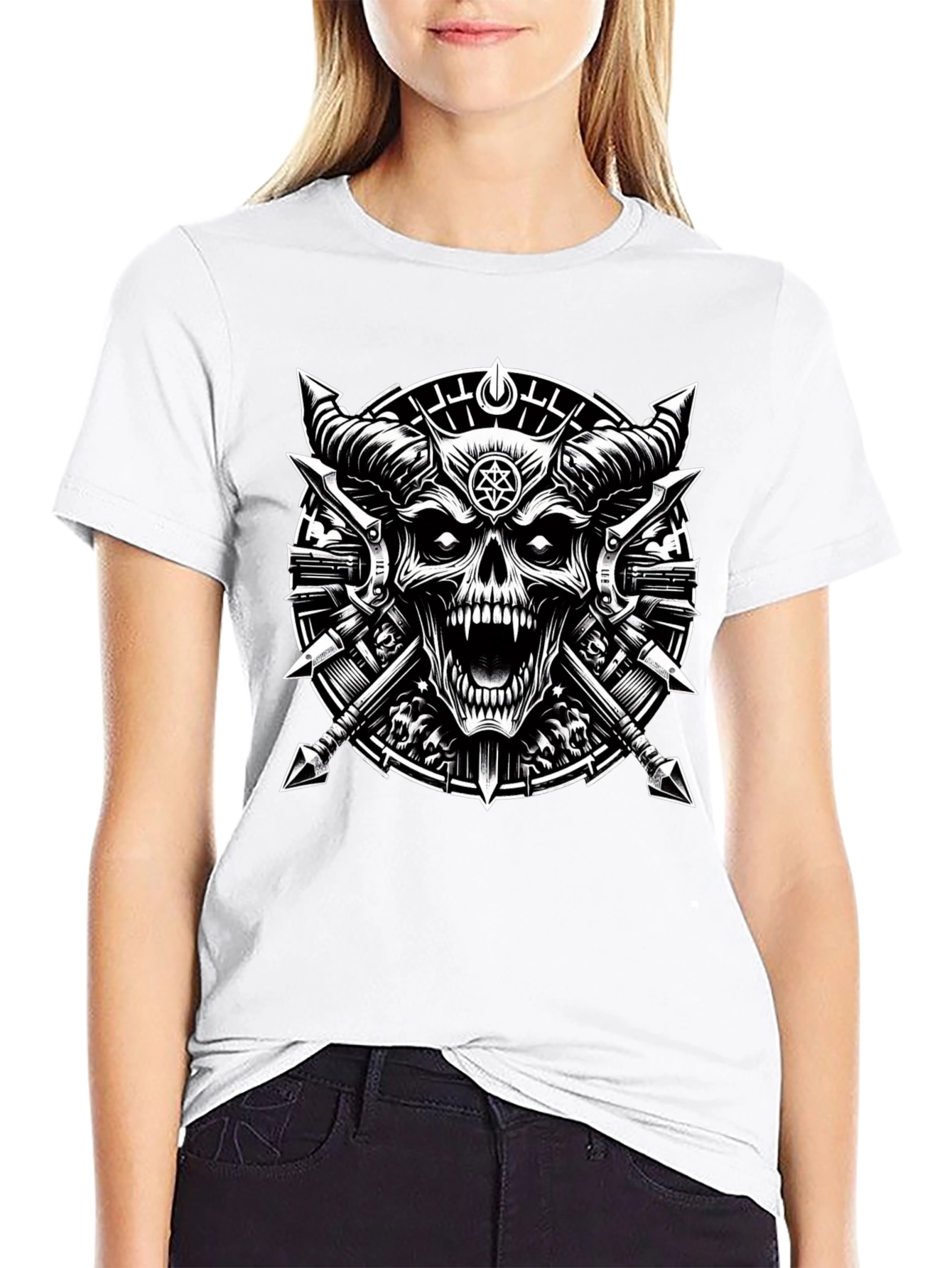 Grim Reaper Skull T-Shirt
