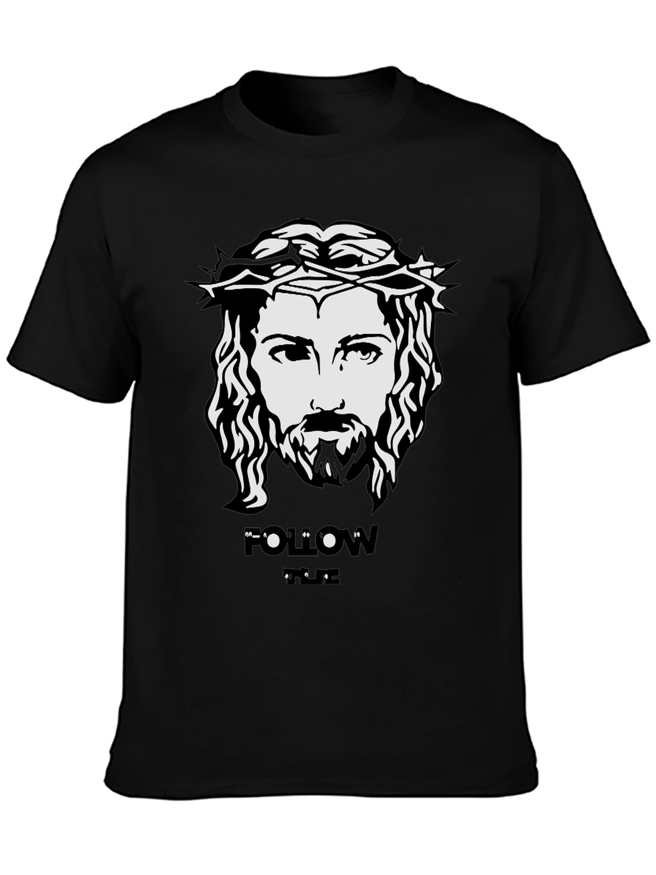 Jesus Follow Tee - Black Christian T-Shirt
