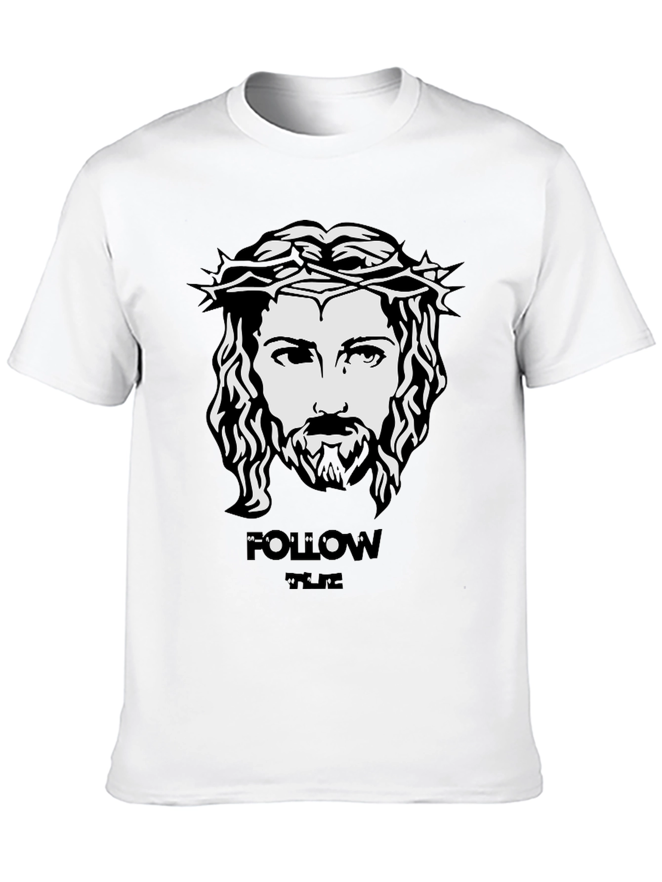 Jesus Follow Tee - Black Christian T-Shirt