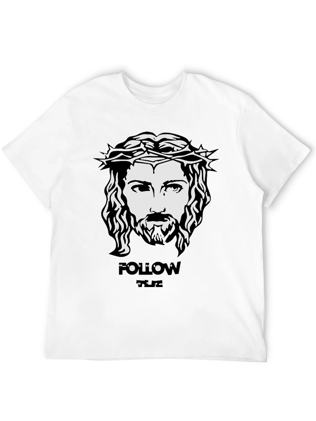 Jesus Follow Tee - Black Christian T-Shirt