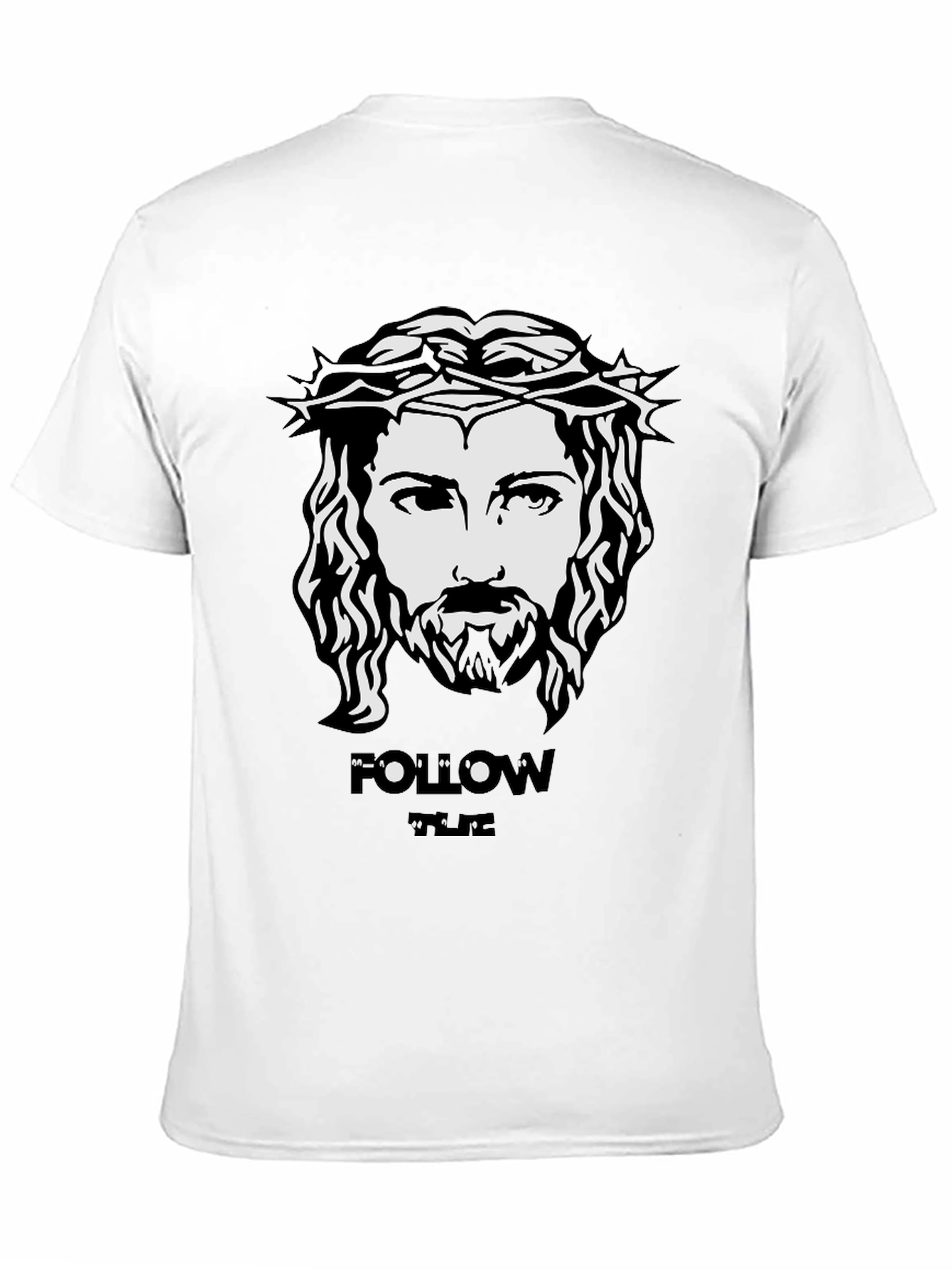 Jesus Follow Tee - Black Christian T-Shirt