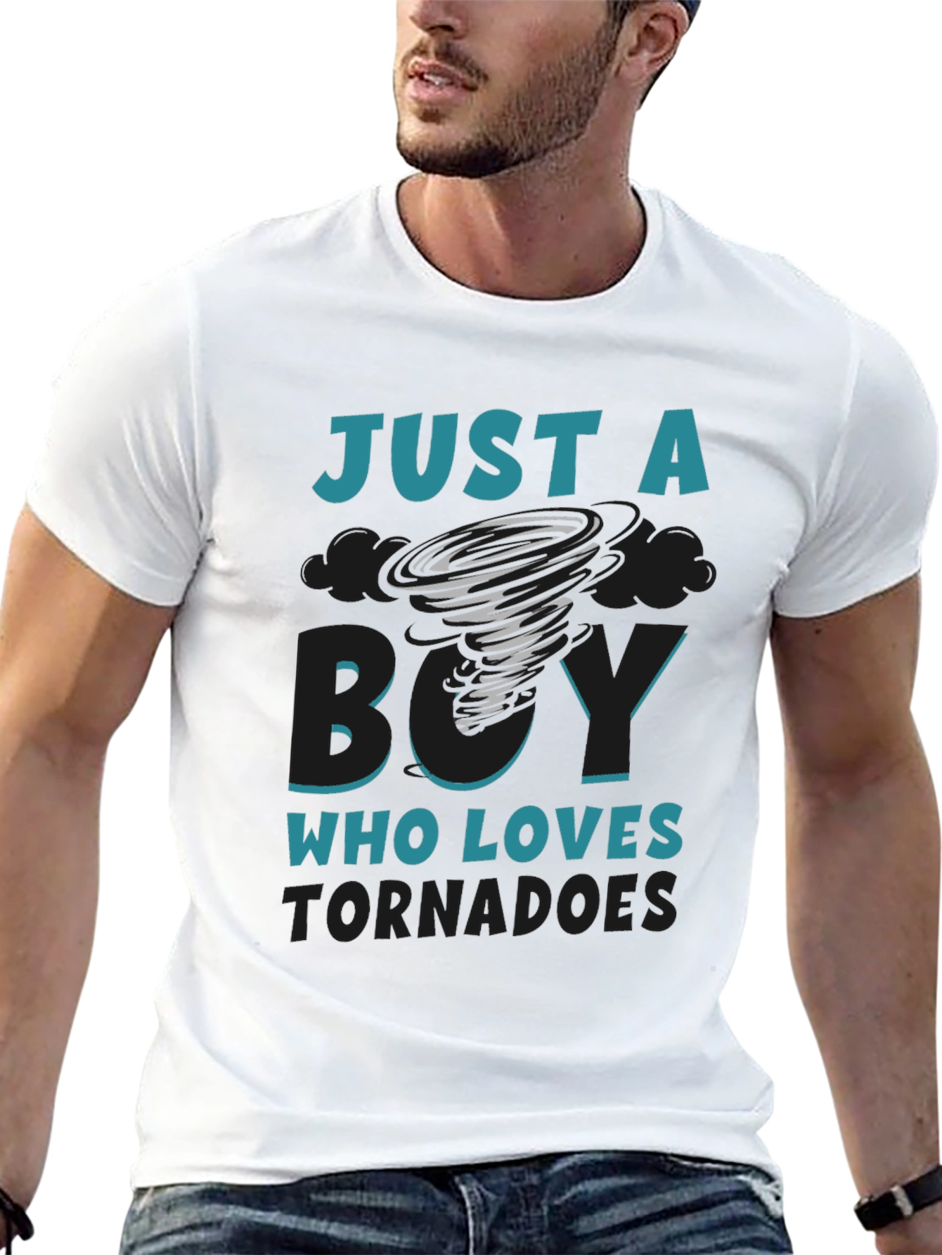 Tornado Lover Graphic T-Shirt - Just A Boy