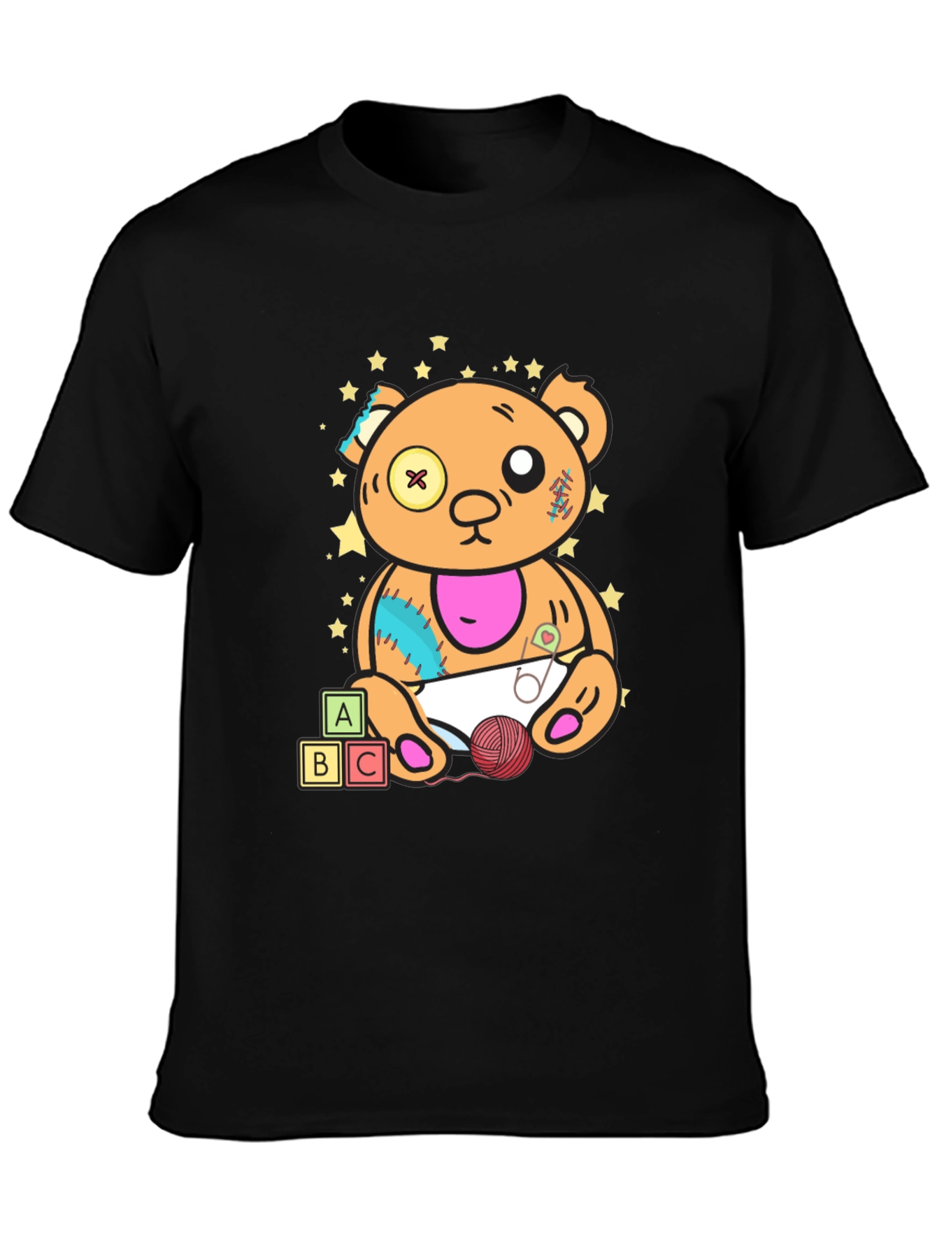 Teddy Bear Graphic Tee - Unique Design