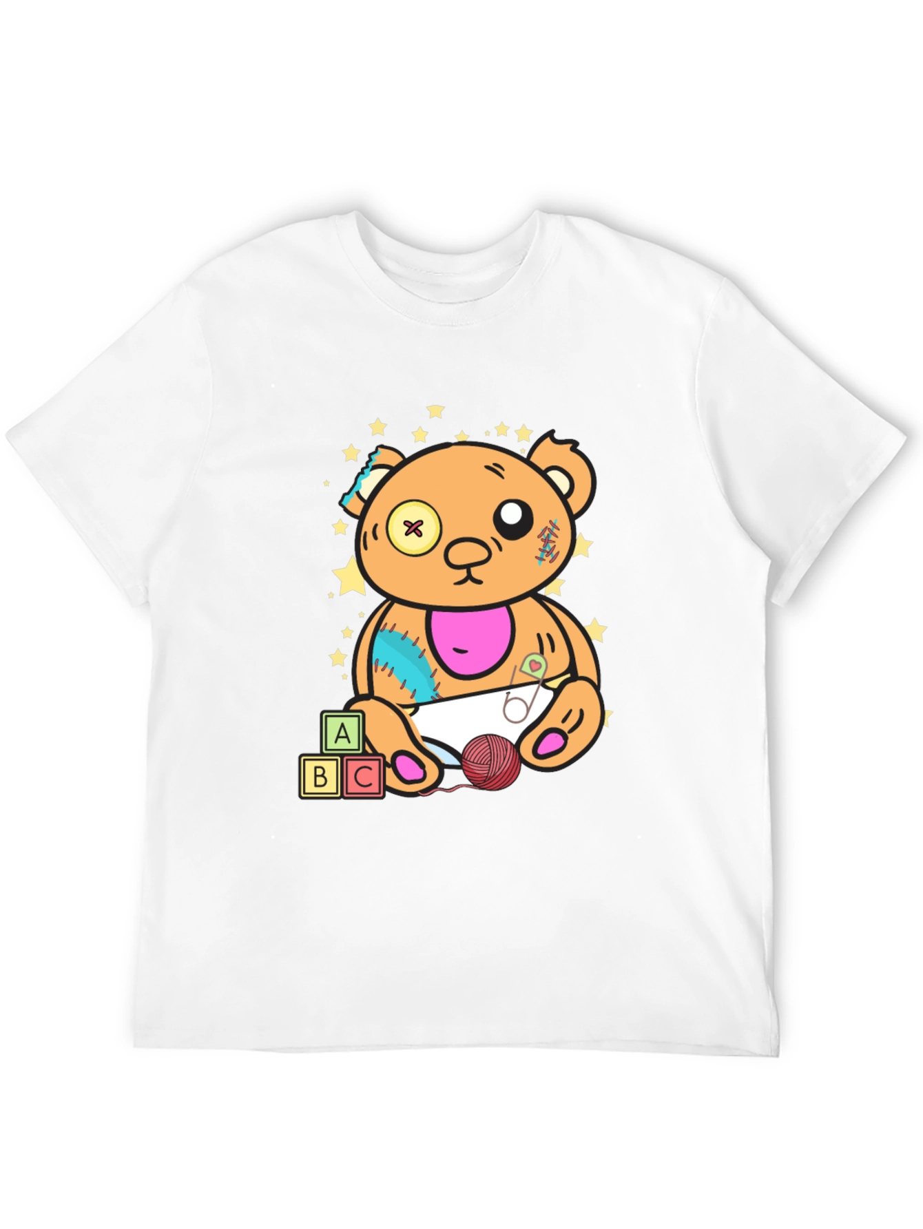 Teddy Bear Graphic Tee - Unique Design