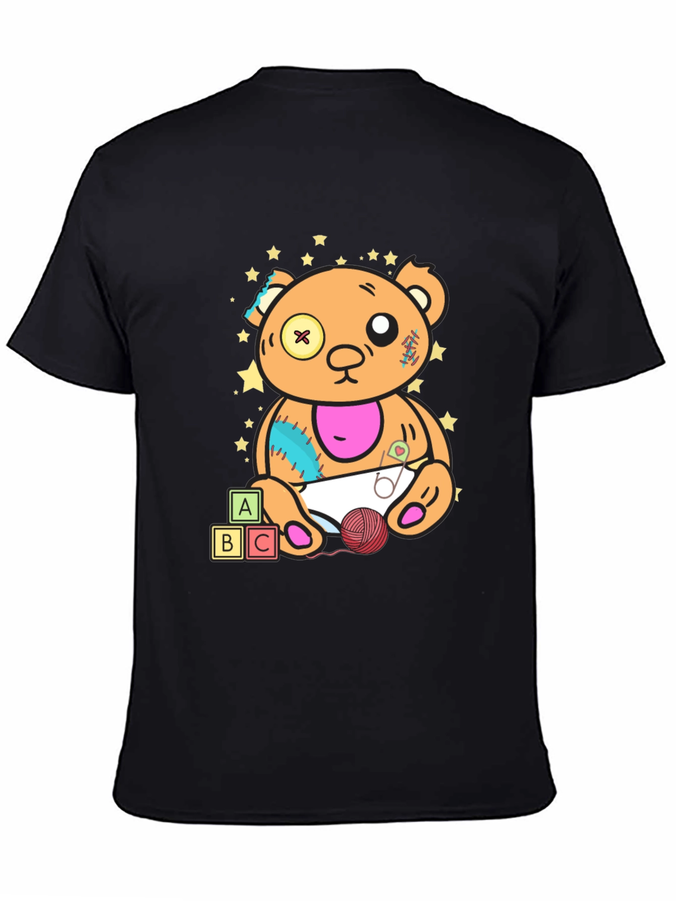 Teddy Bear Graphic Tee - Unique Design