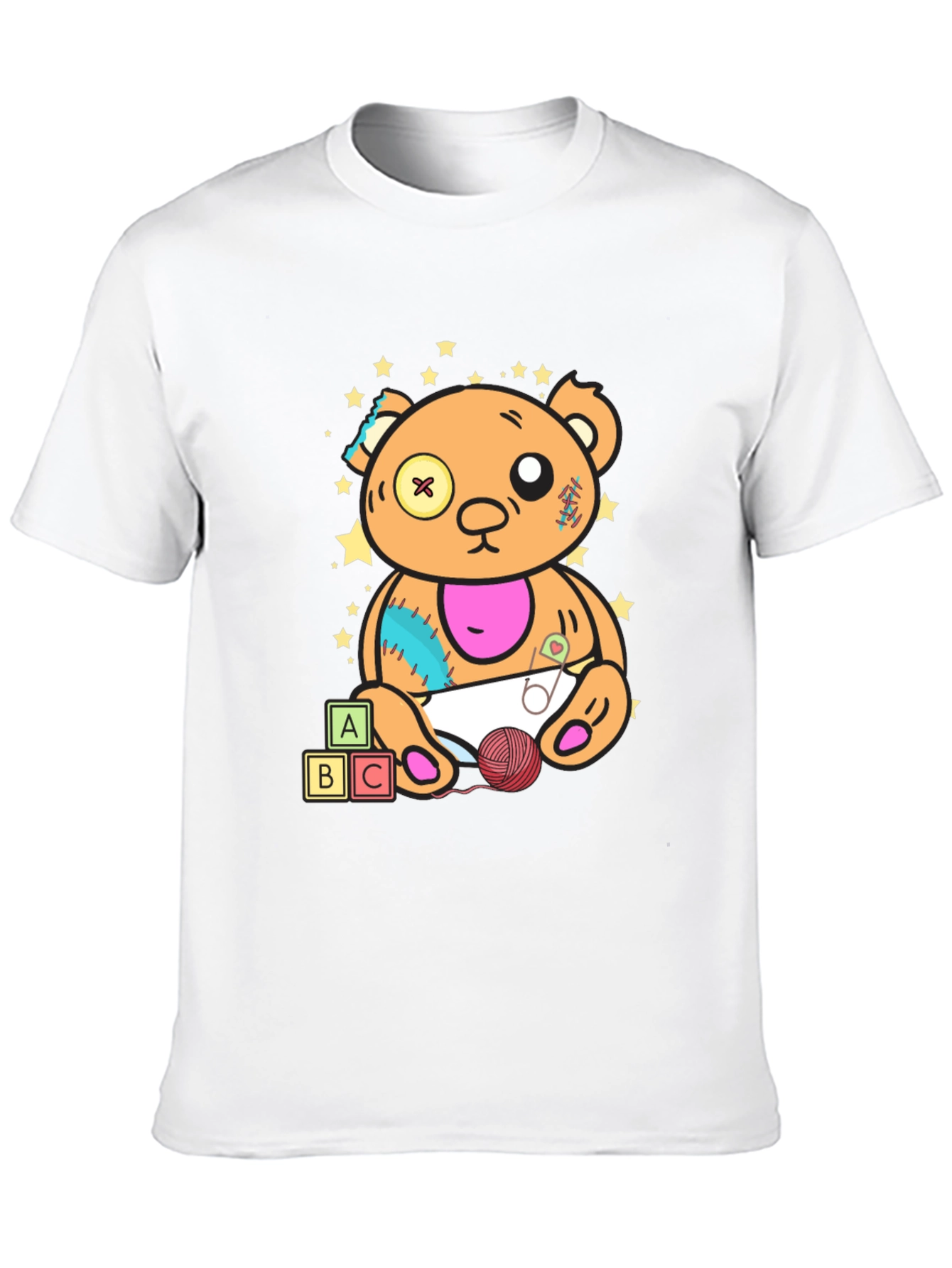 Teddy Bear Graphic Tee - Unique Design
