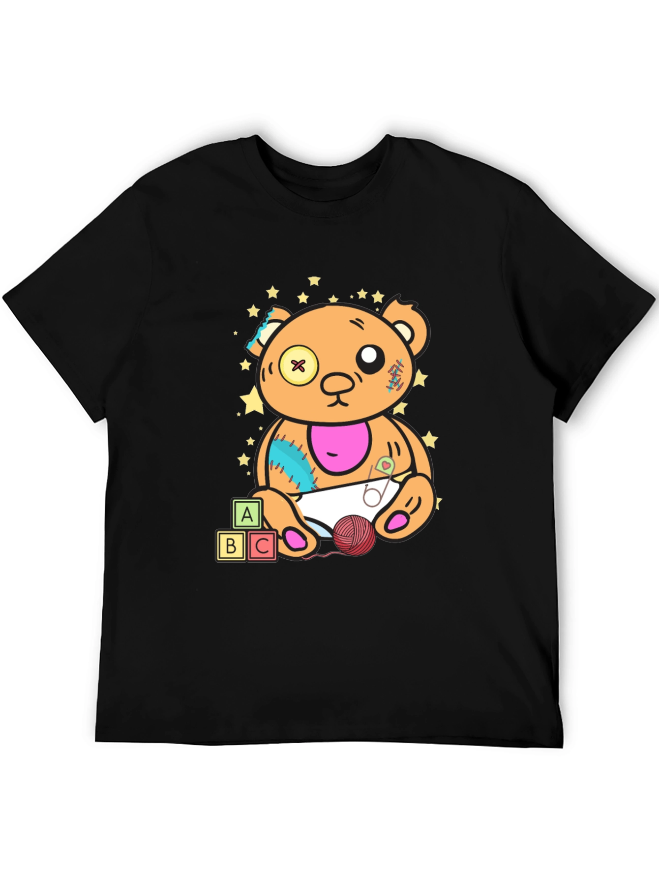 Teddy Bear Graphic Tee - Unique Design