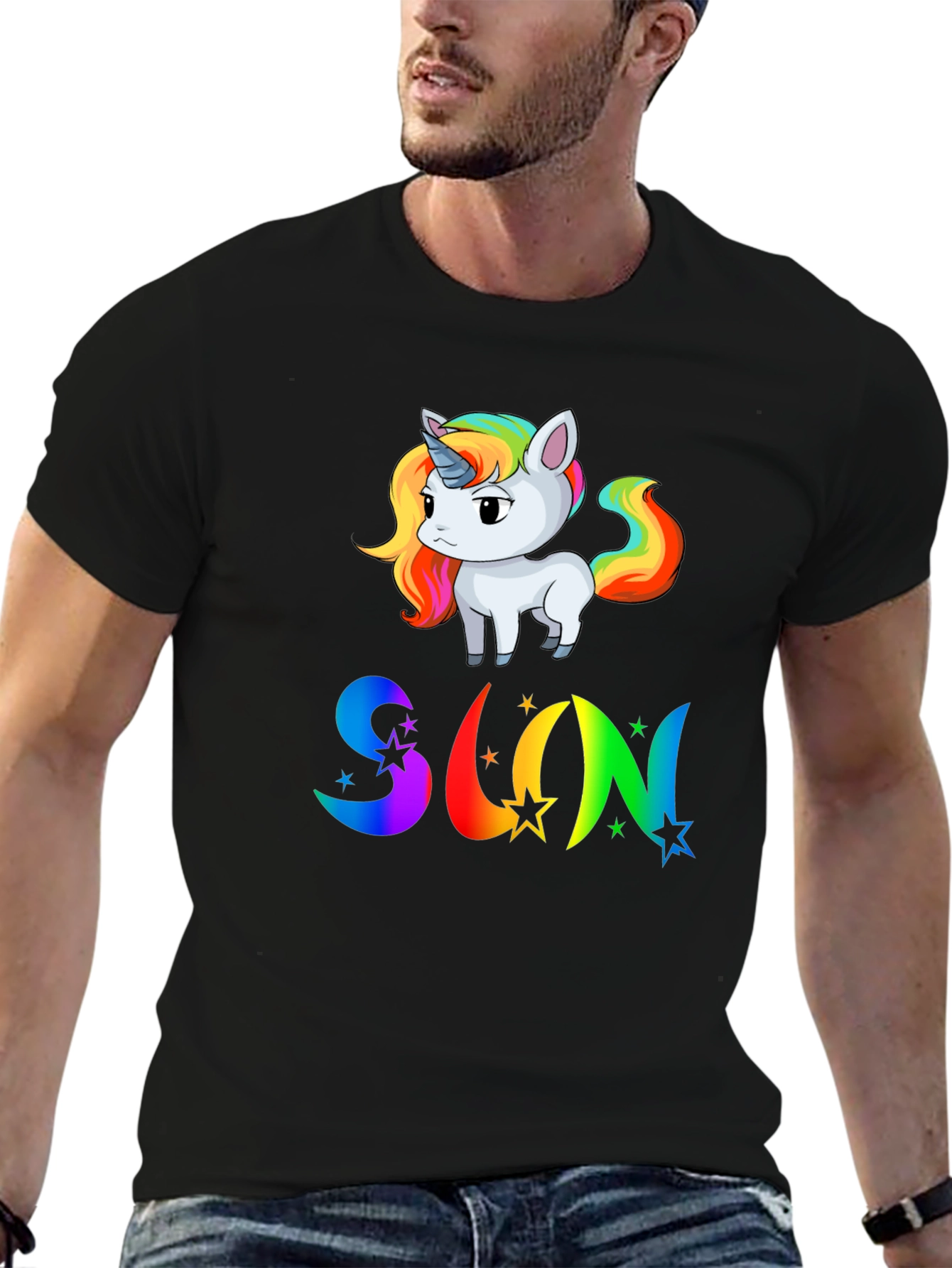 Rainbow Unicorn SUN T-Shirt