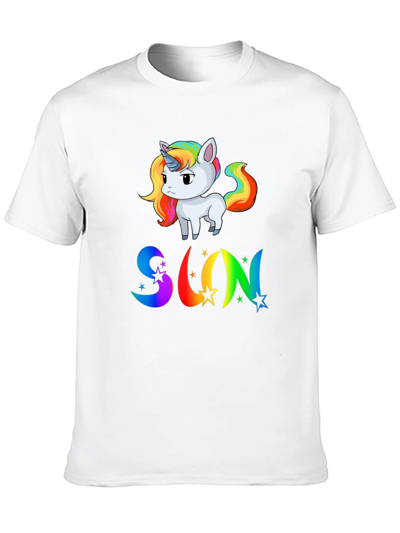 Rainbow Unicorn SUN T-Shirt