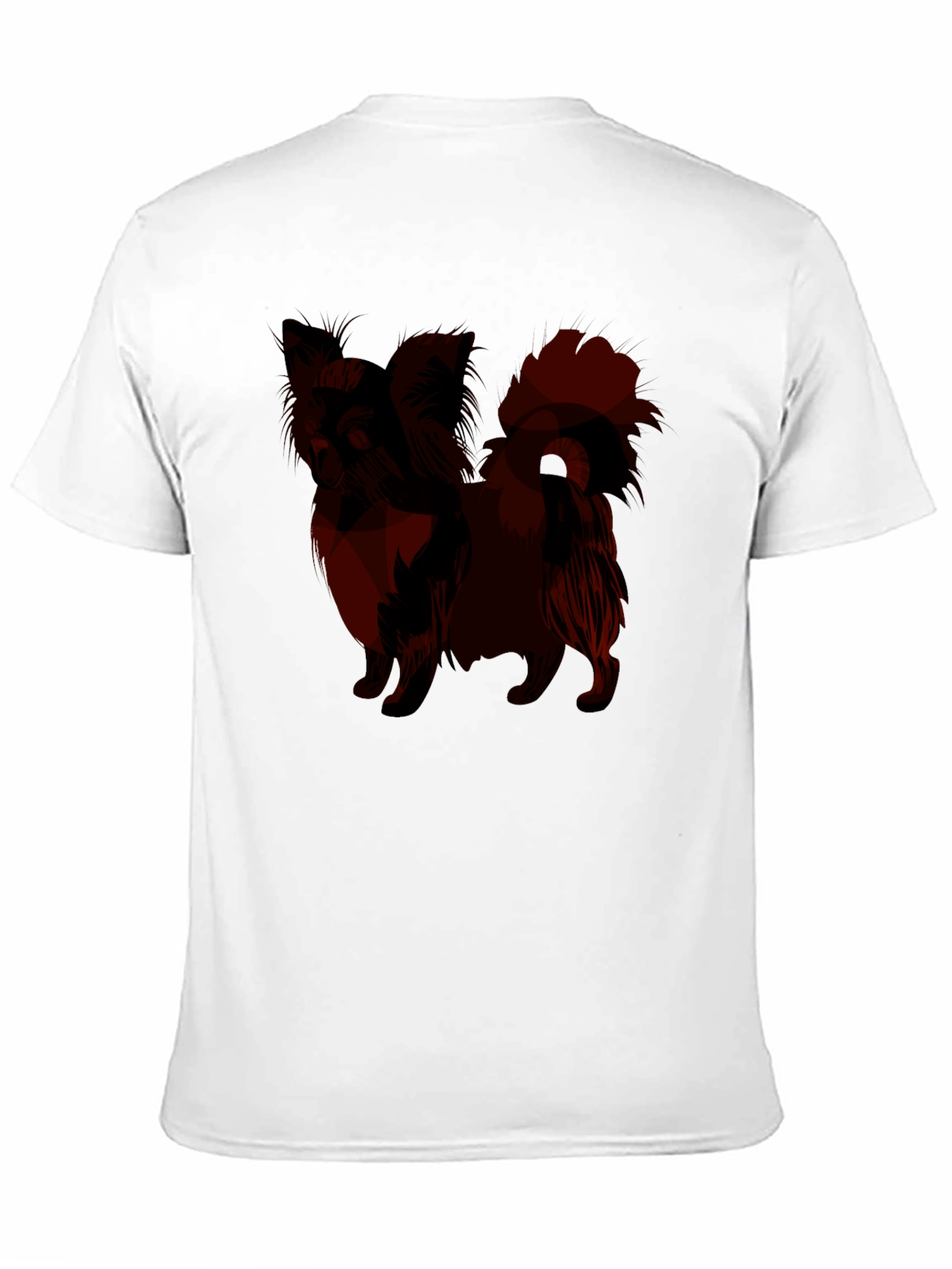 Mens Black T-Shirt with Dog Graphic