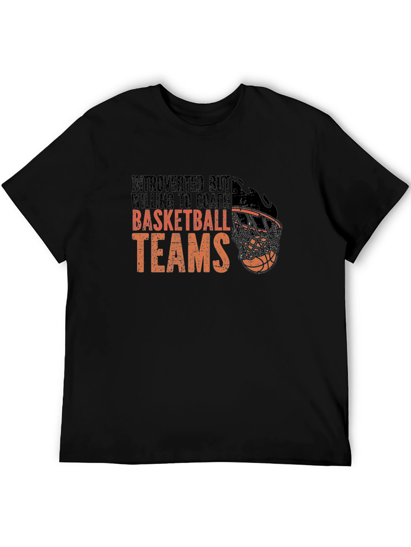 Introverted Basketball Coach Graphic Tee
