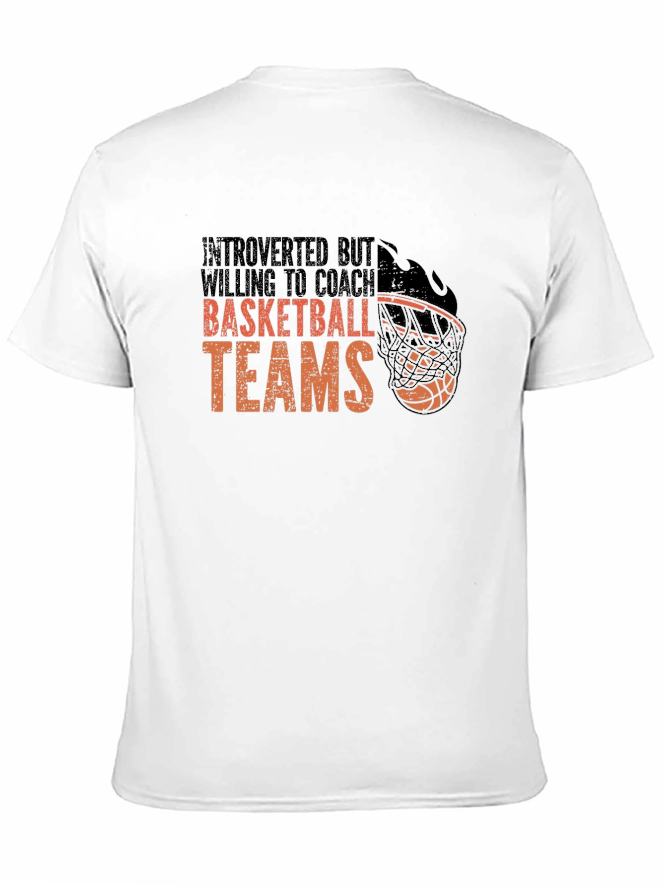 Introverted Basketball Coach Graphic Tee
