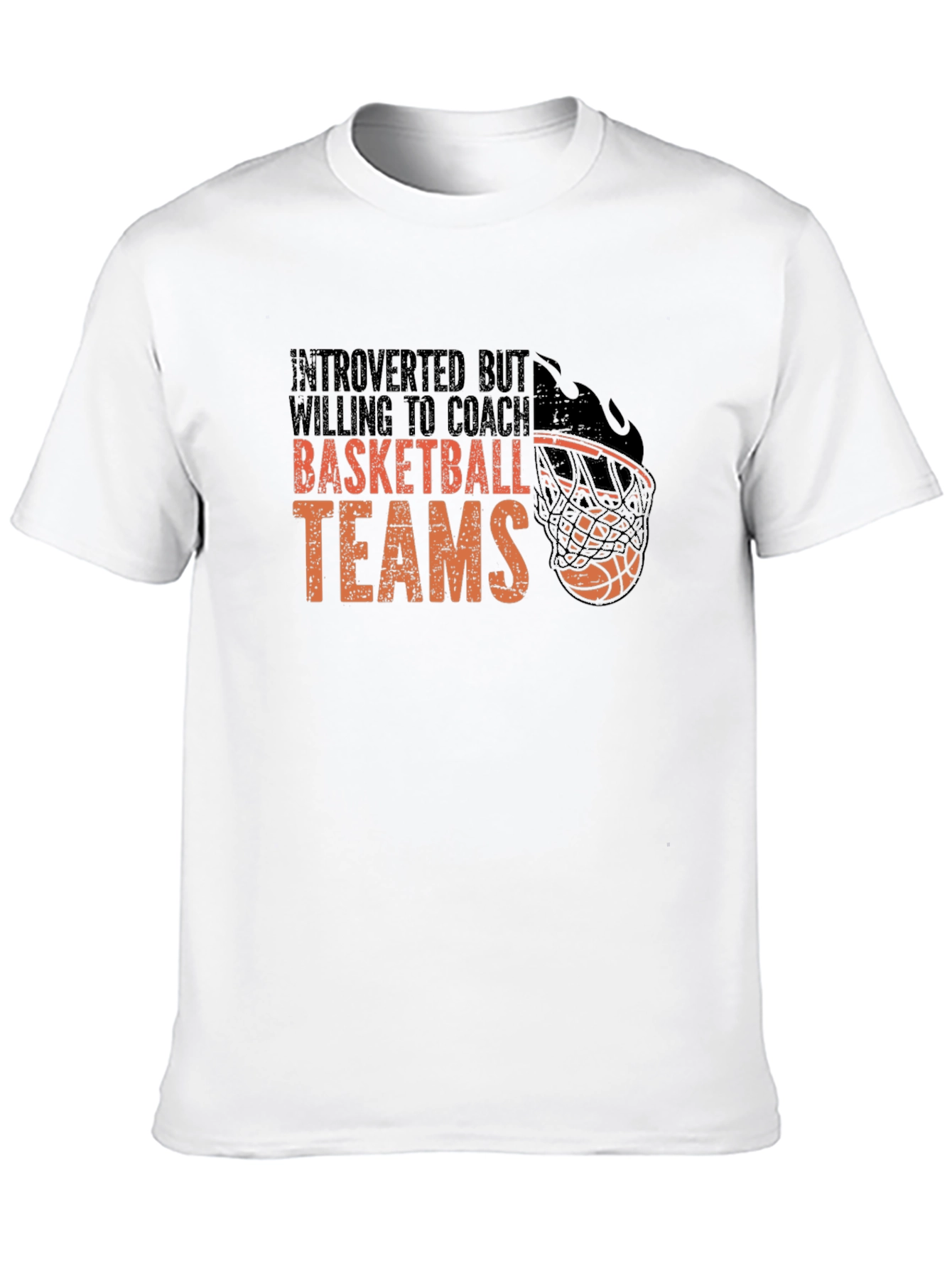 Introverted Basketball Coach Graphic Tee