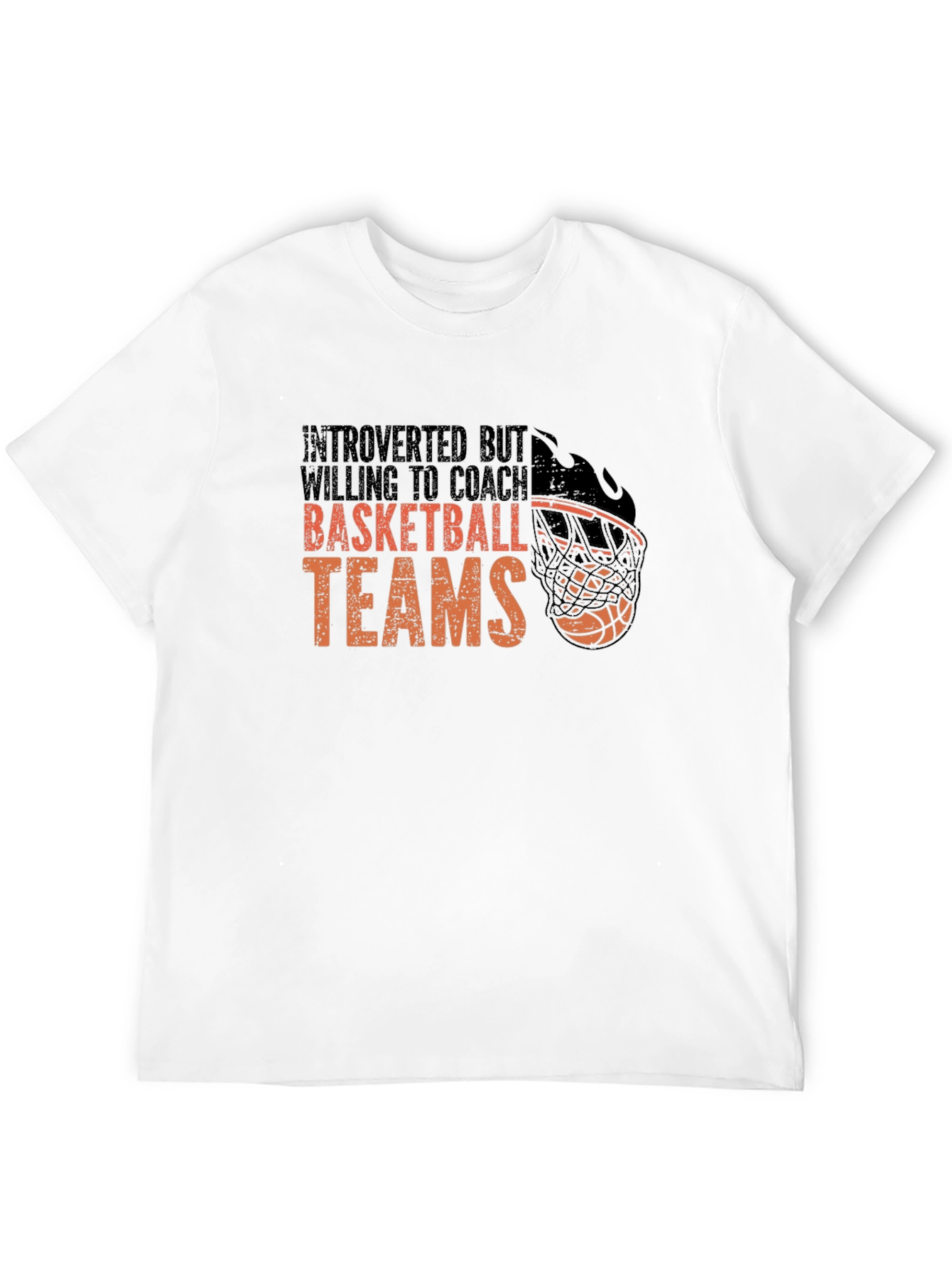 Introverted Basketball Coach Graphic Tee