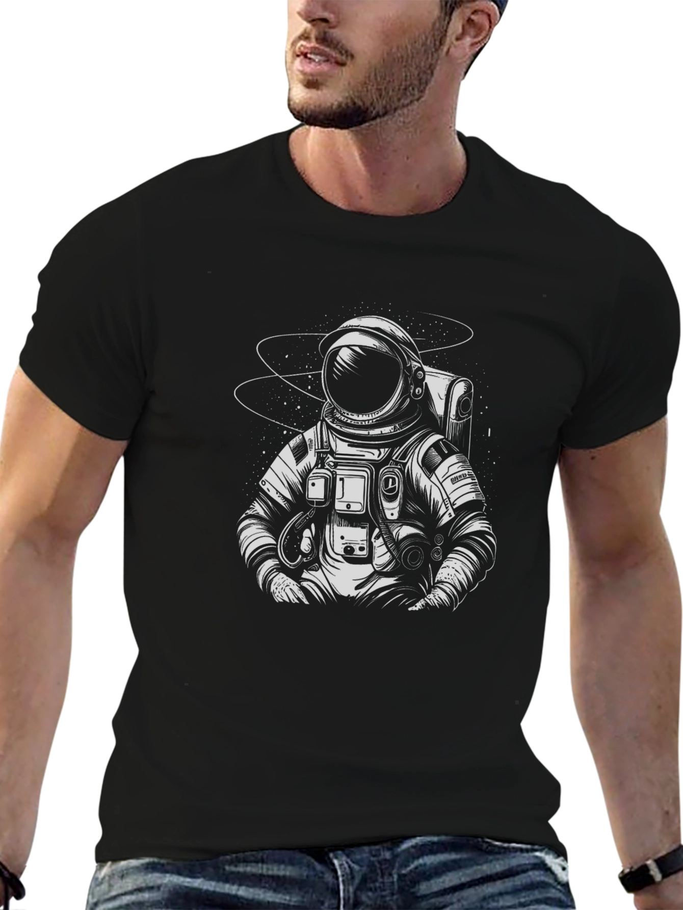 Astronaut Graphic T-Shirt - Explore the Universe