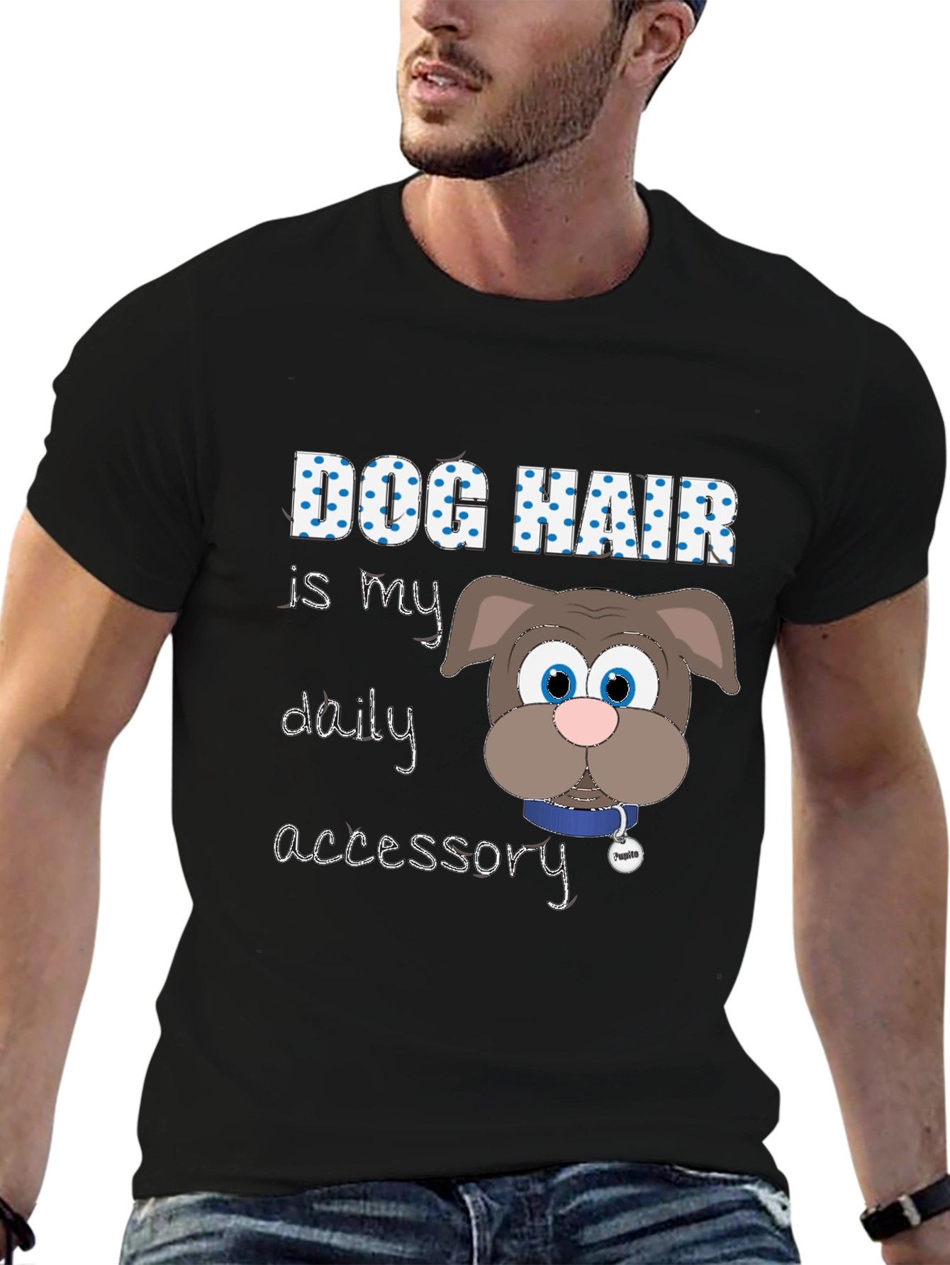 Dog Hair is My Accessory Graphic T-Shirt