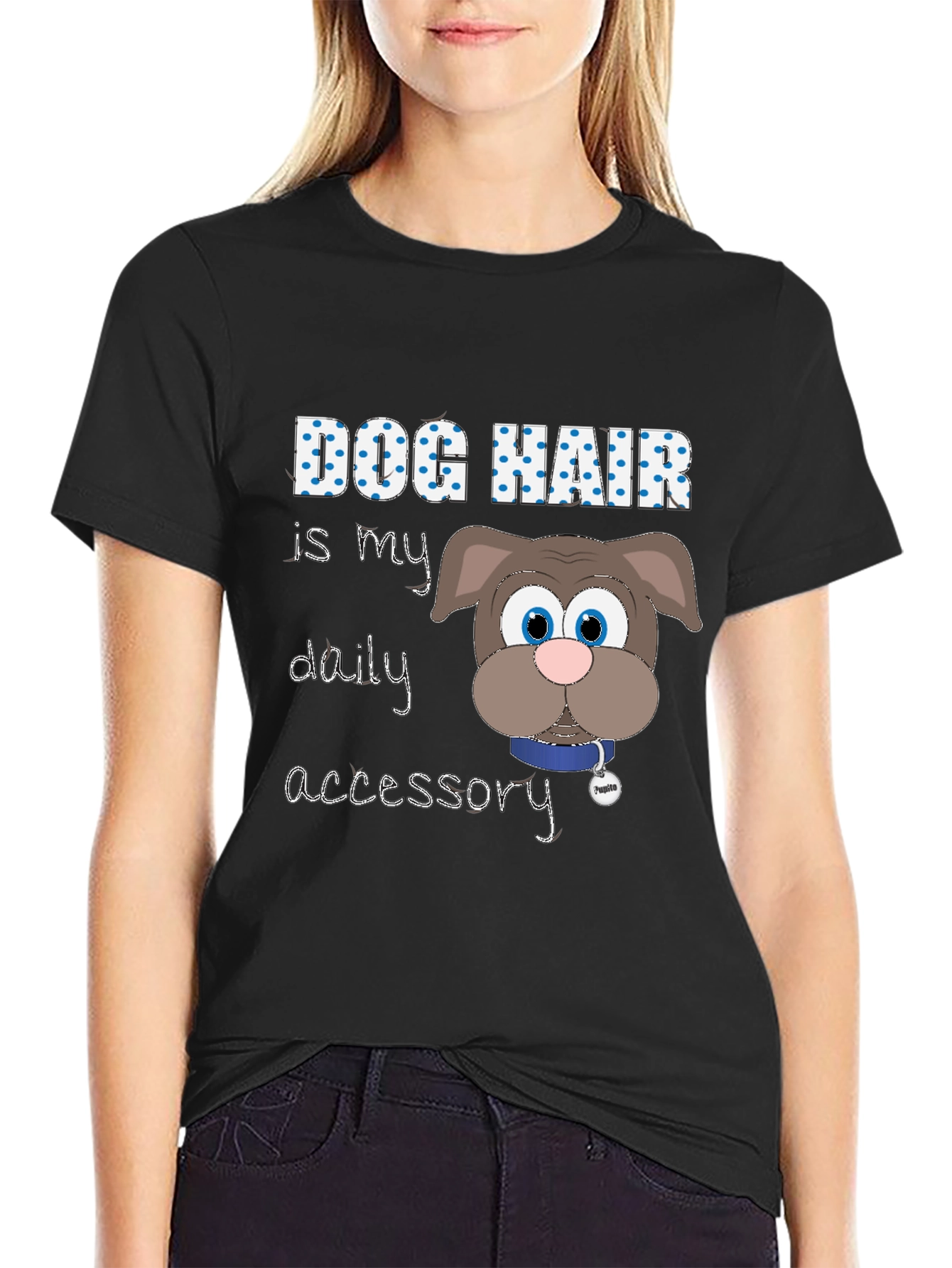Dog Hair is My Accessory Graphic T-Shirt