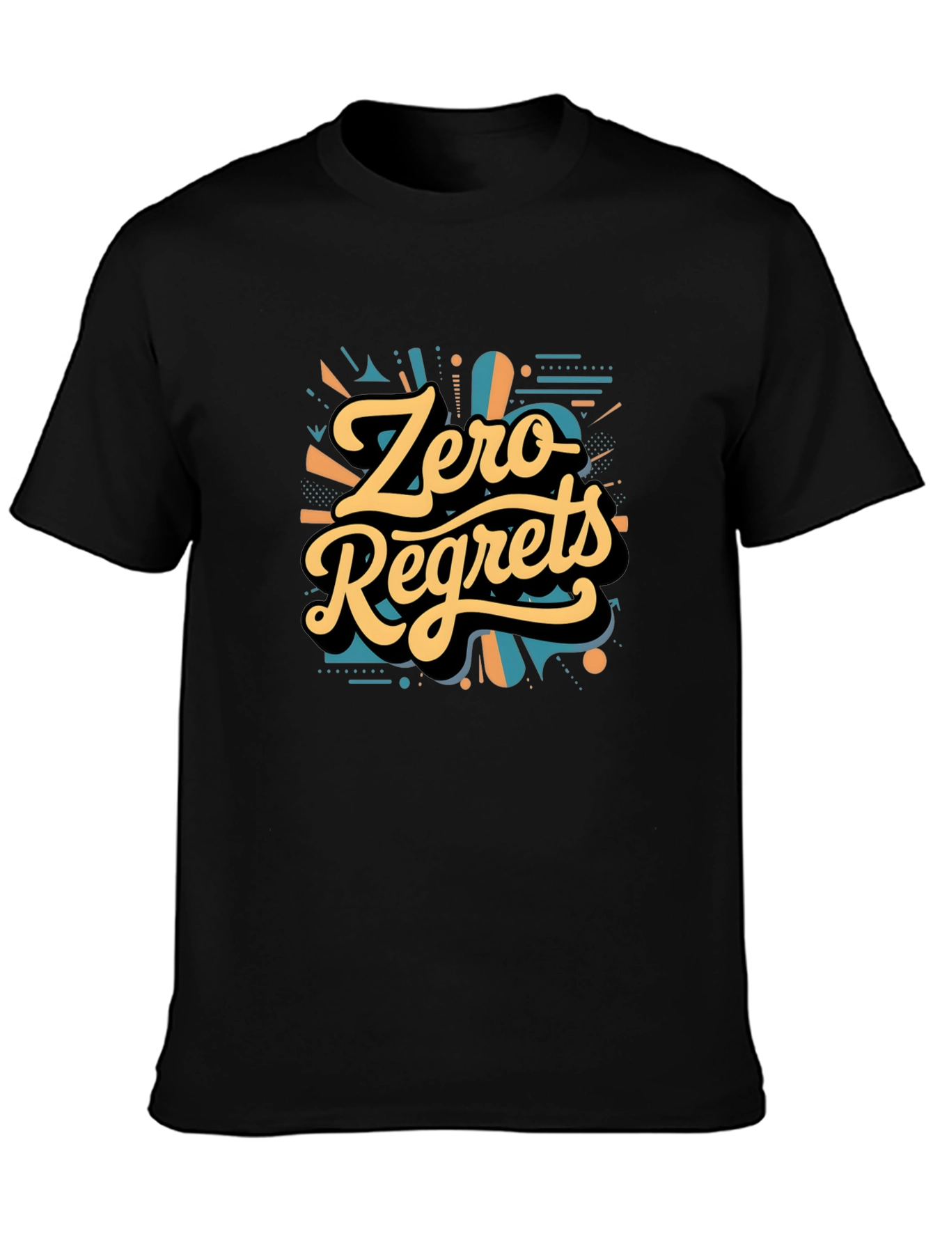 Zero Regrets Graphic Tee - Bold Stylish Design