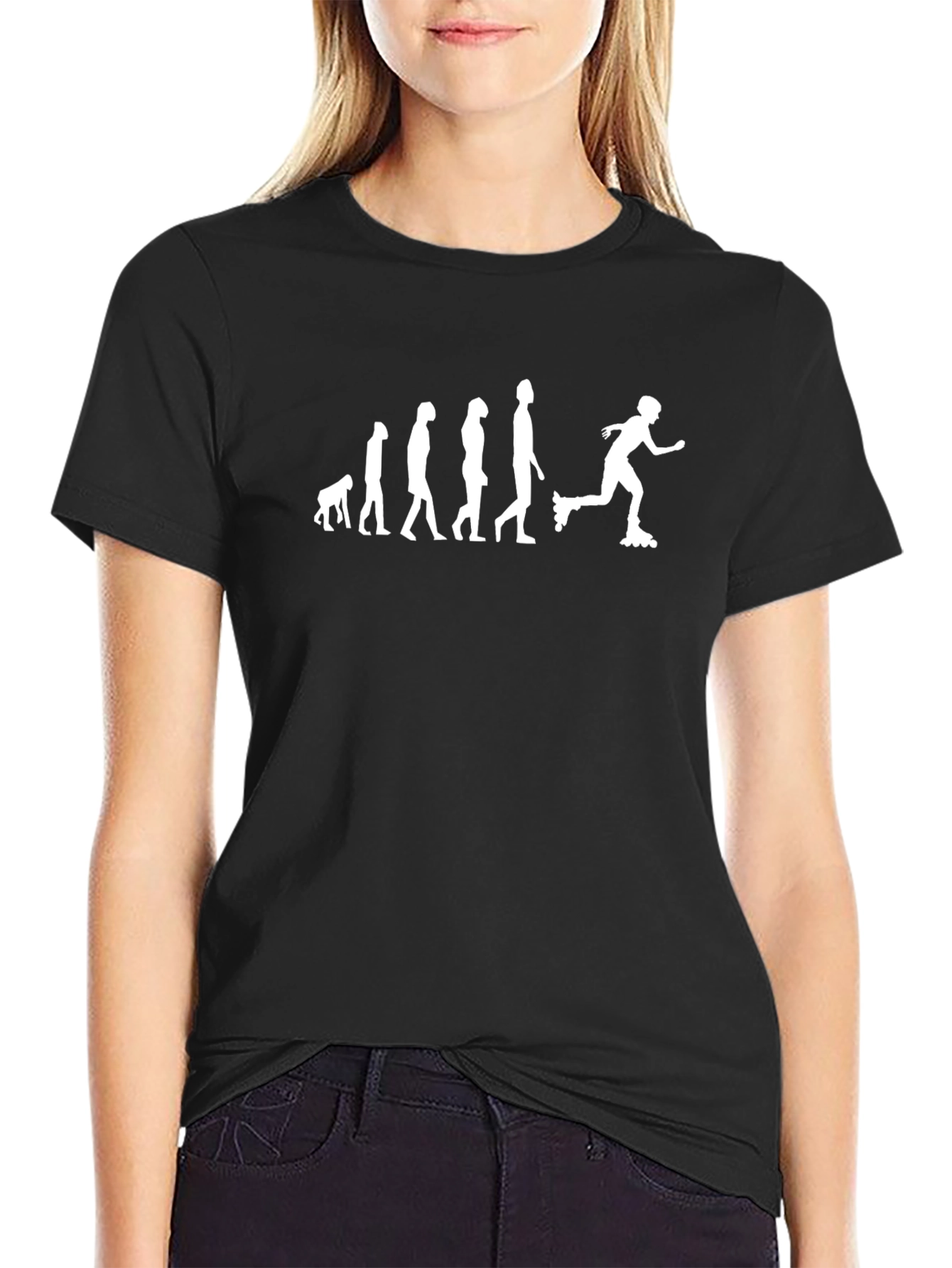 Evolution of Roller Skating T-Shirt