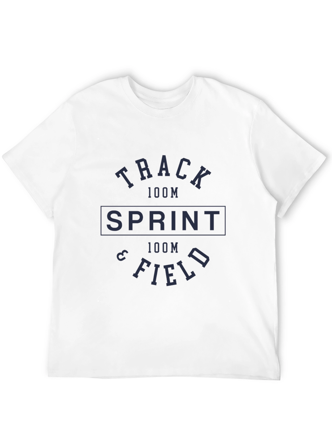 Track & Field Sprint Graphic Tee - Athletic Style