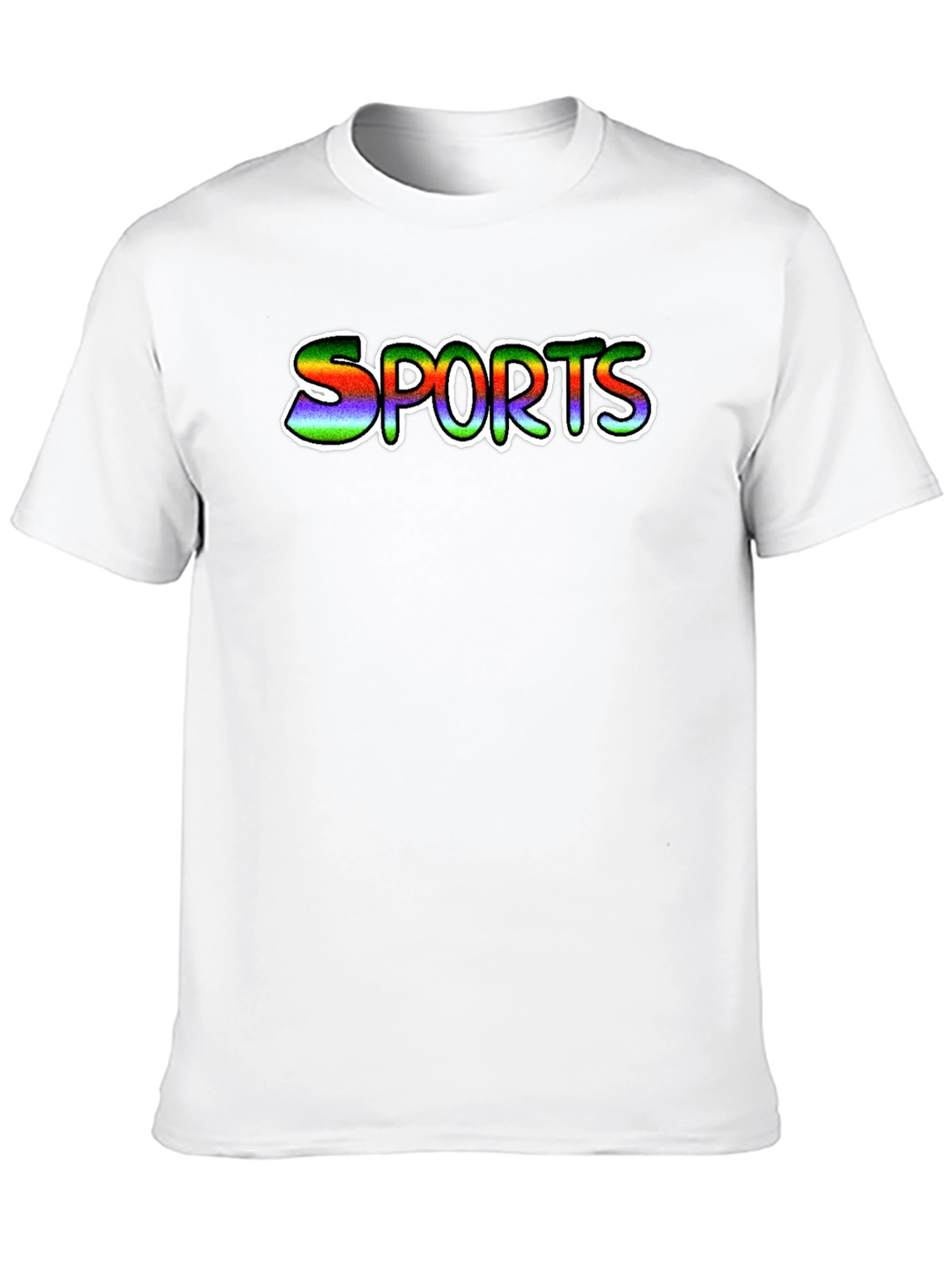 Mens Black Sports Graphic T-Shirt