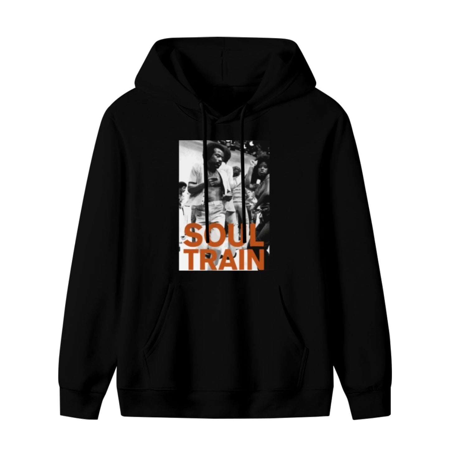 Stylish New Unisex Black Hoodie - Desert Cactus Pattern - Comfortable Hoodie - American Direct Shipping