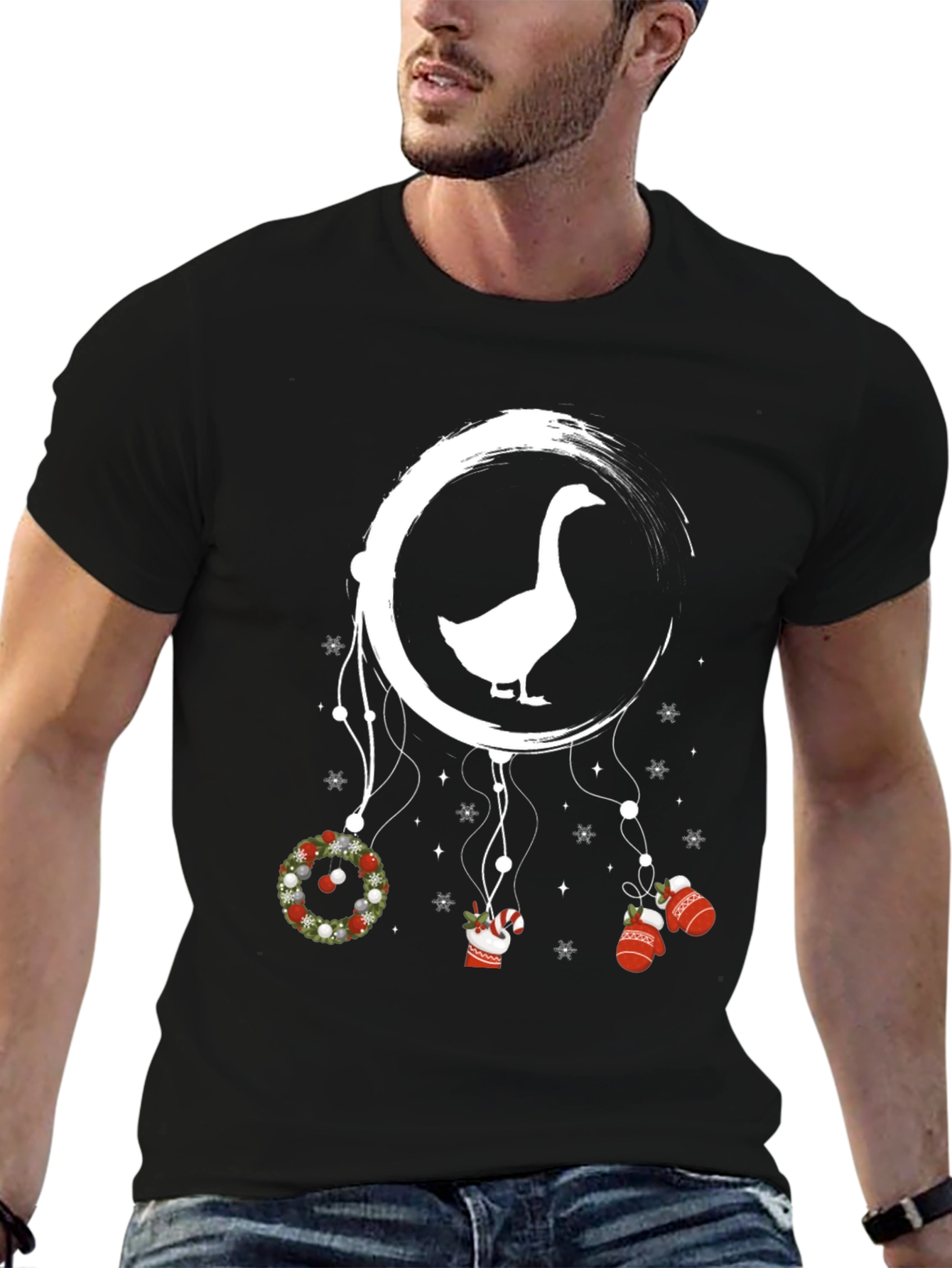 Christmas Goose Dreamcatcher T-Shirt