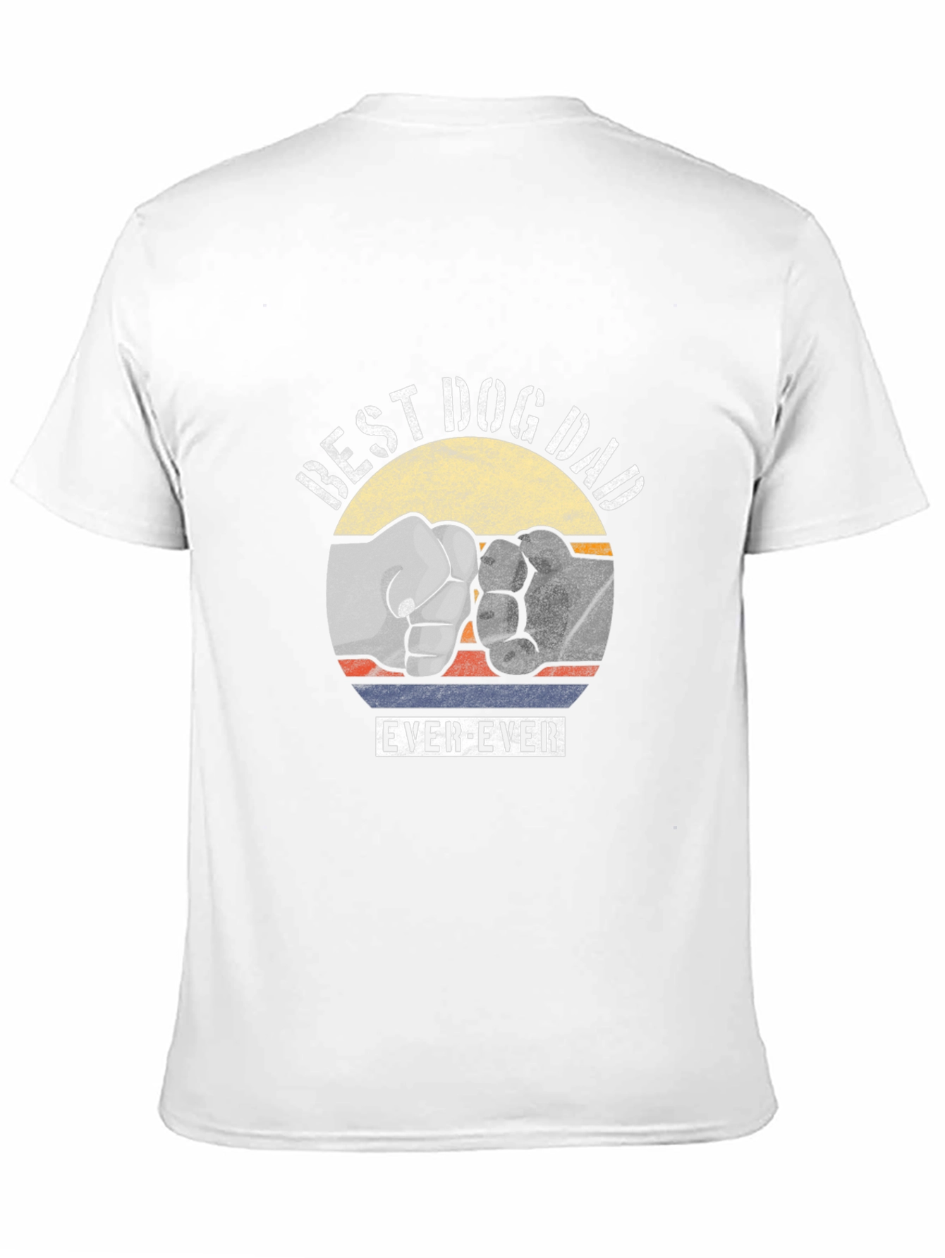 Best Dog Dad Ever Fist Bump Graphic Tee