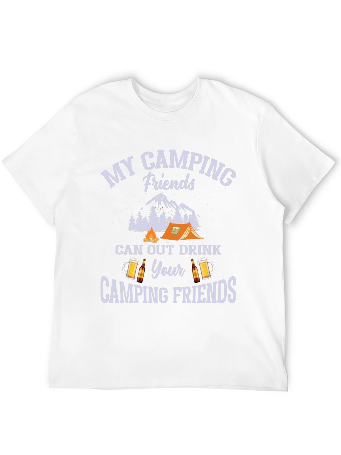 Camping Friends Drink Out T-Shirt