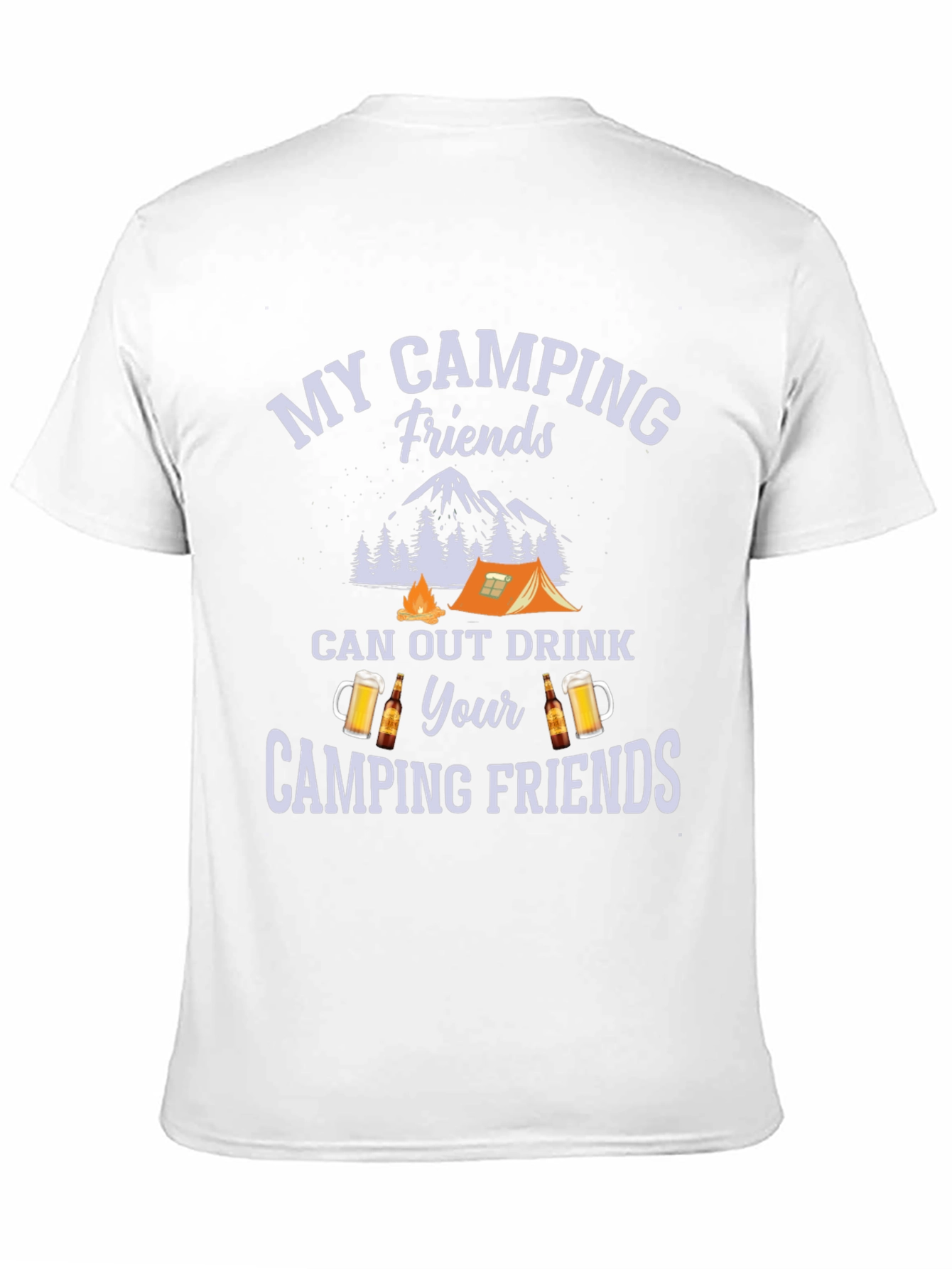 Camping Friends Drink Out T-Shirt