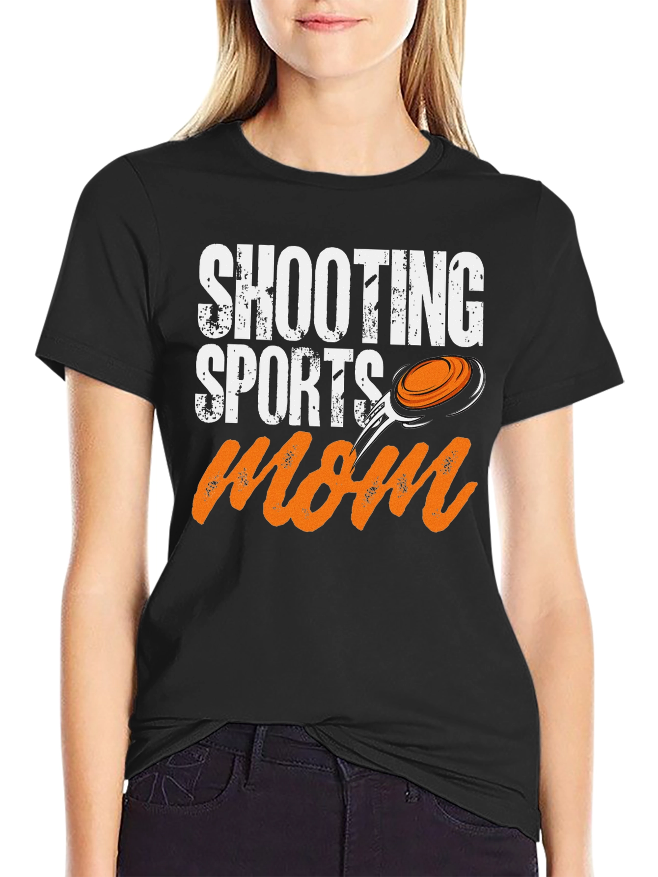 Shooting Sports Mom Graphic T-Shirt