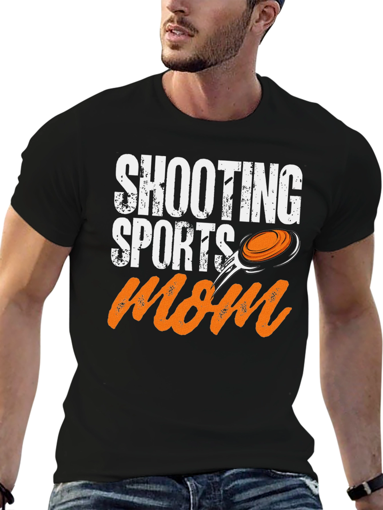 Shooting Sports Mom Graphic T-Shirt